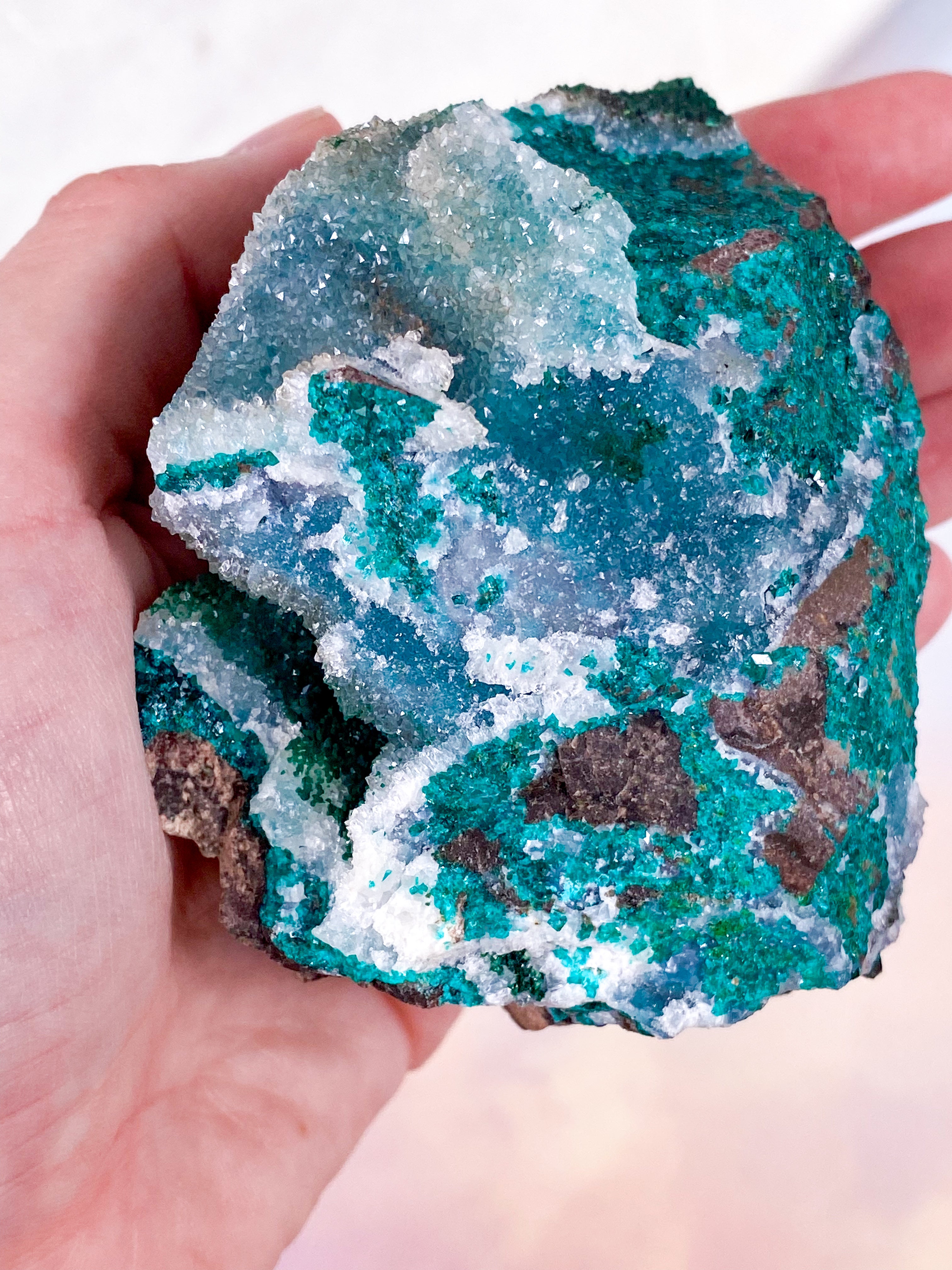 Druzy Dioptase (Nr. 1)