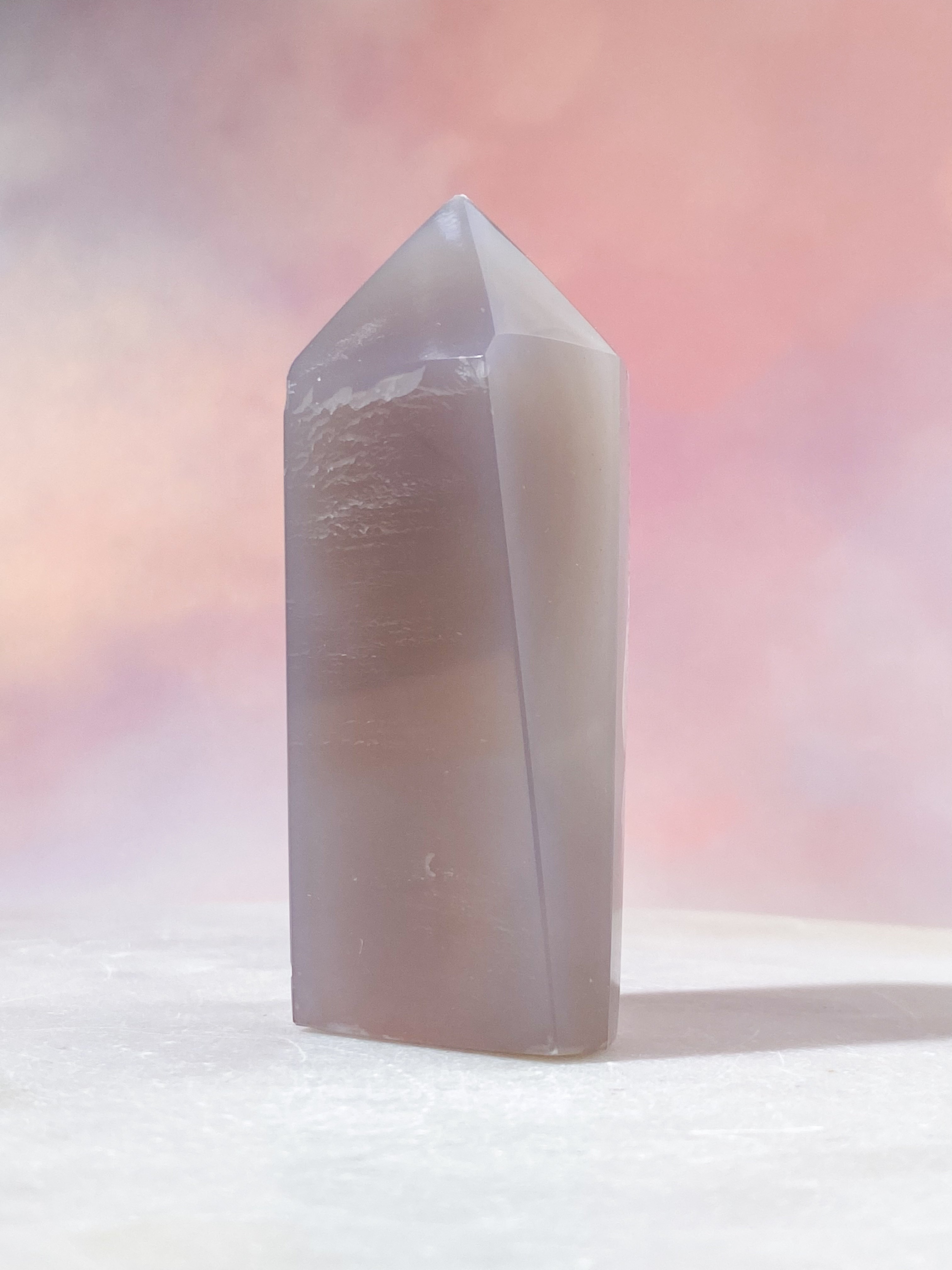 Druzy Agat Tårn (Nr. 27)
