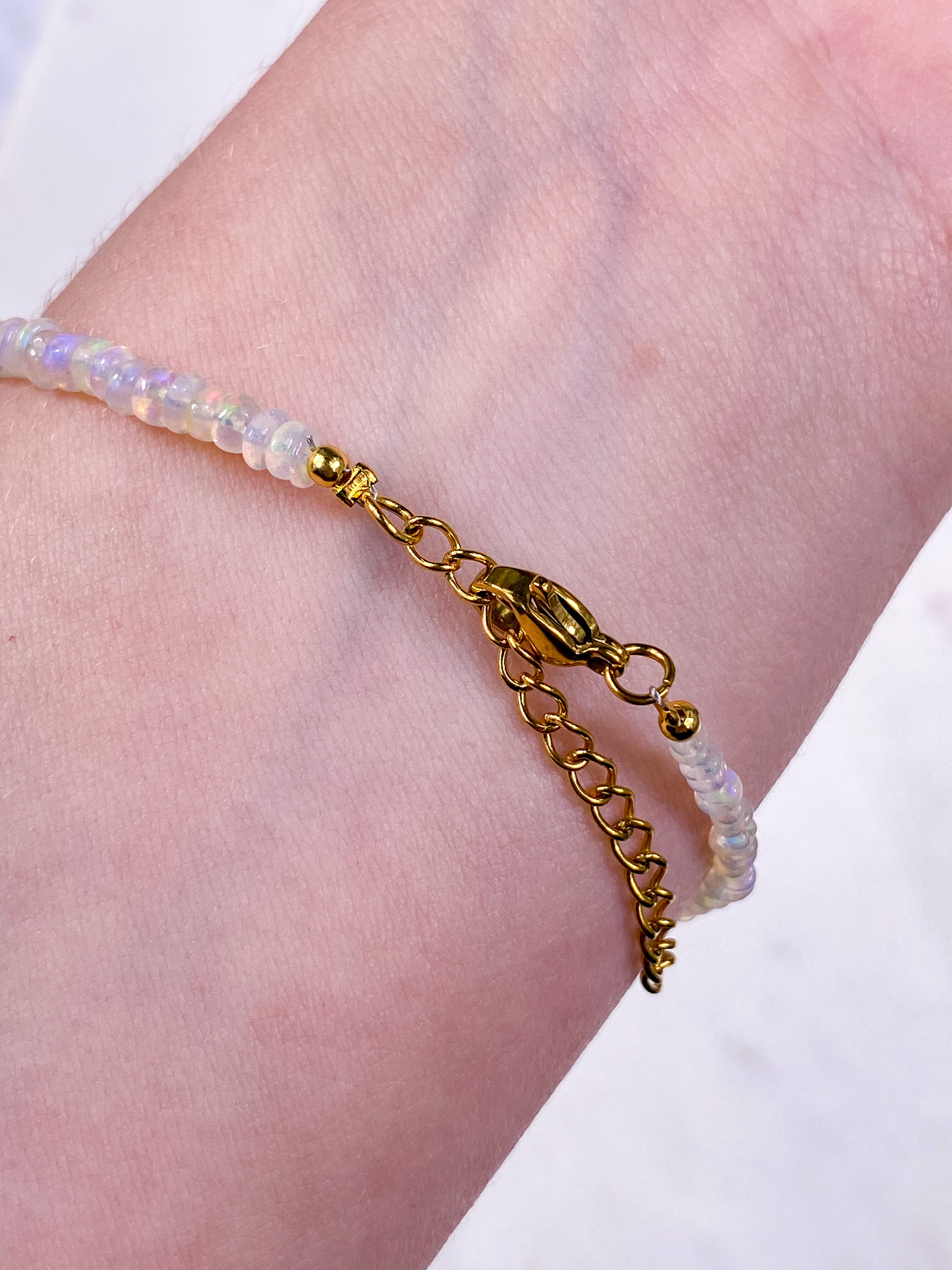 Etiopisk Opal Armbånd