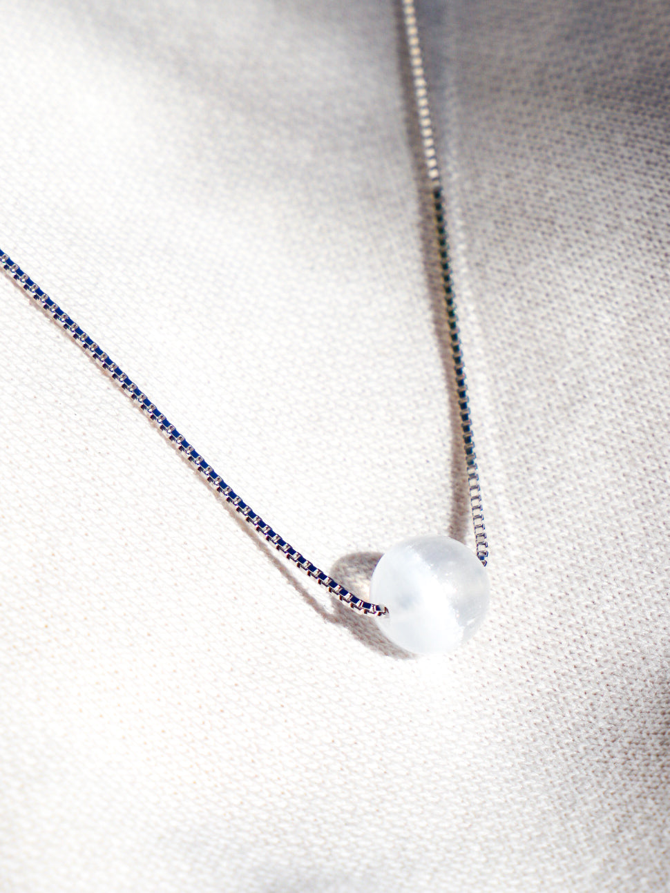 Klarhed - Intention Gem Halskæde (Selenit)