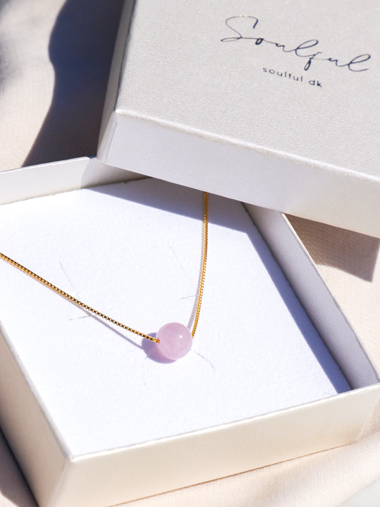 Selvkærlighed - Intention Gem Halskæde (Kunzit)