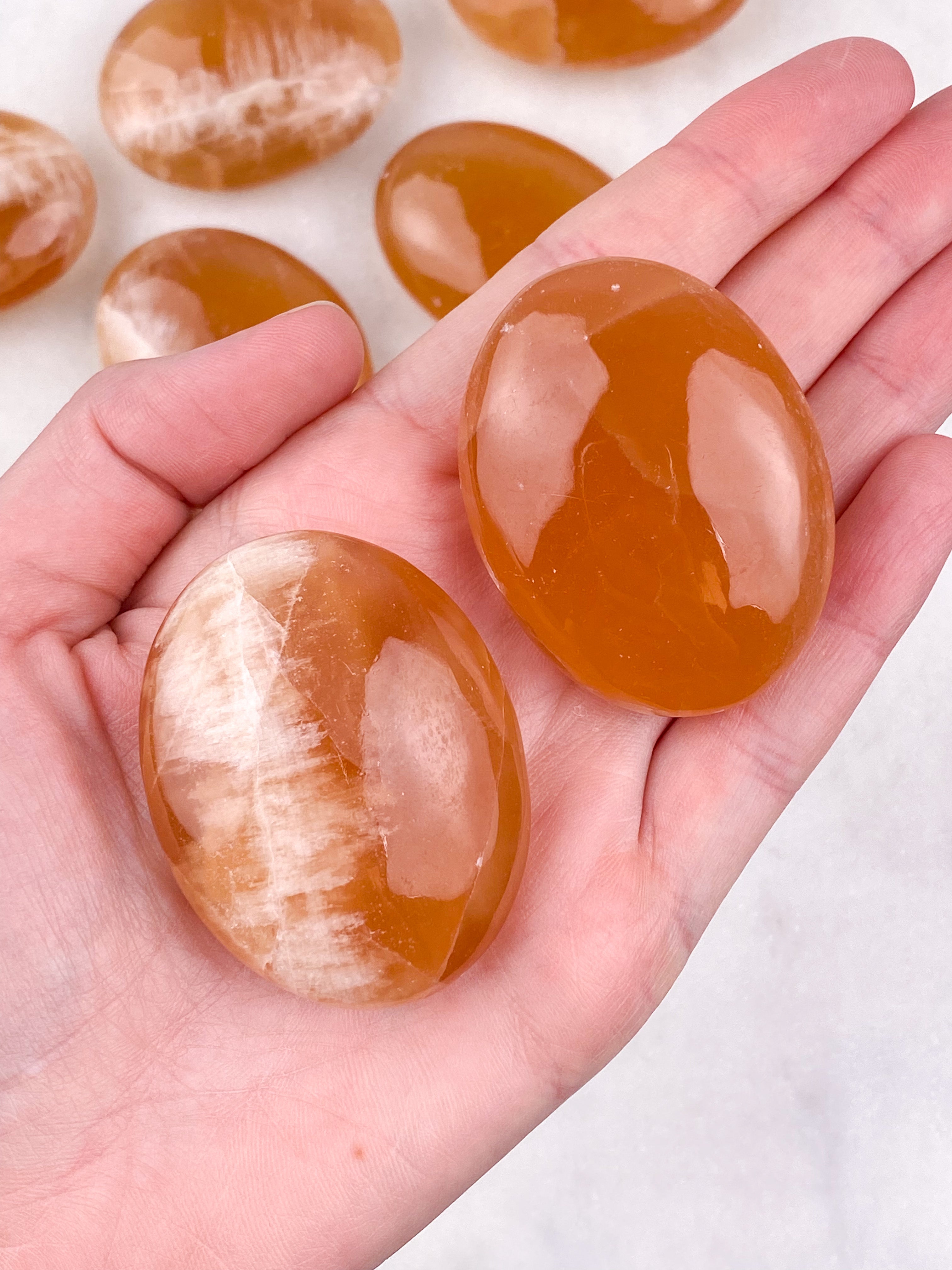 Honning Calcit Palmstone