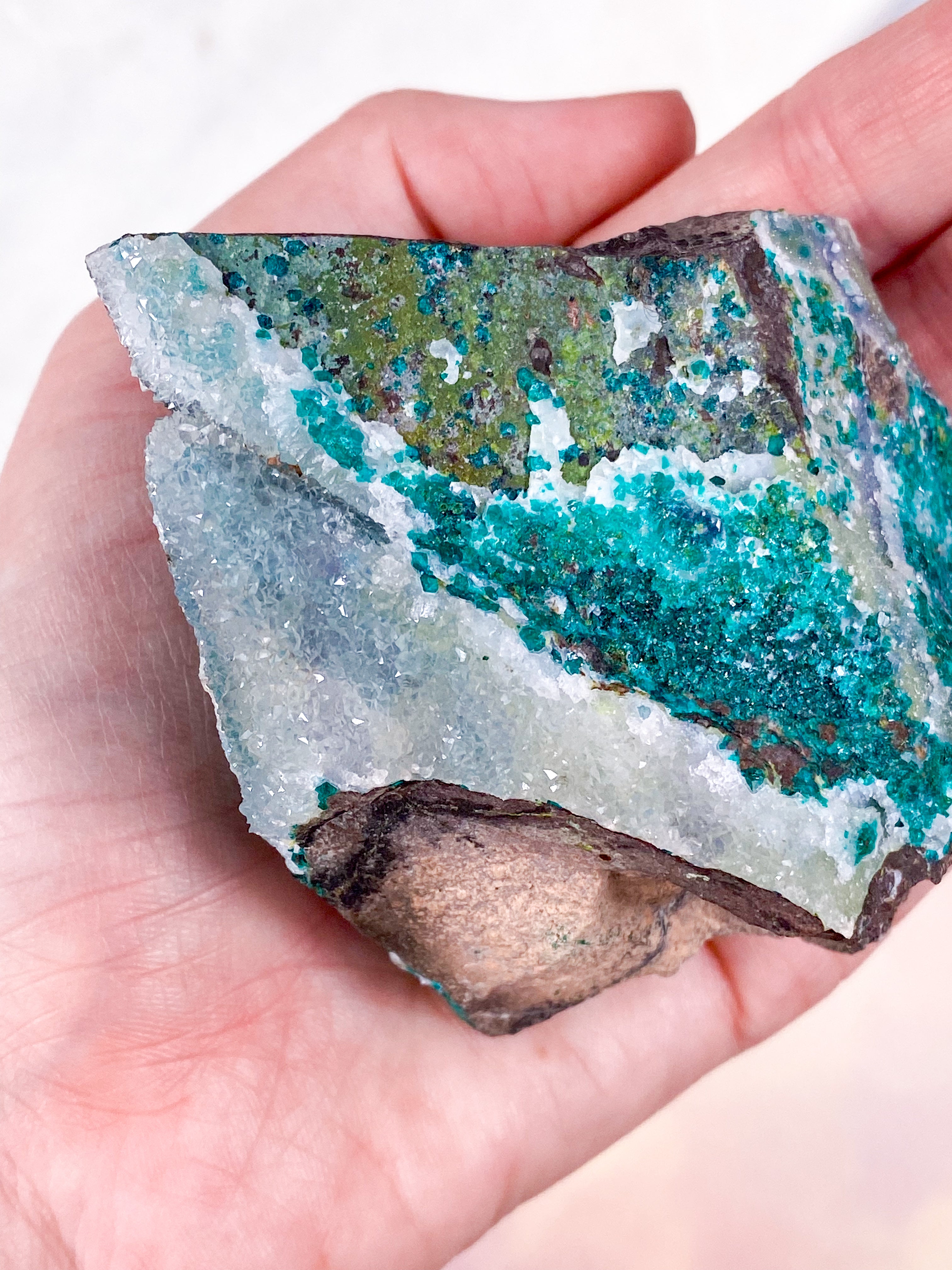Druzy Dioptase (Nr. 8)