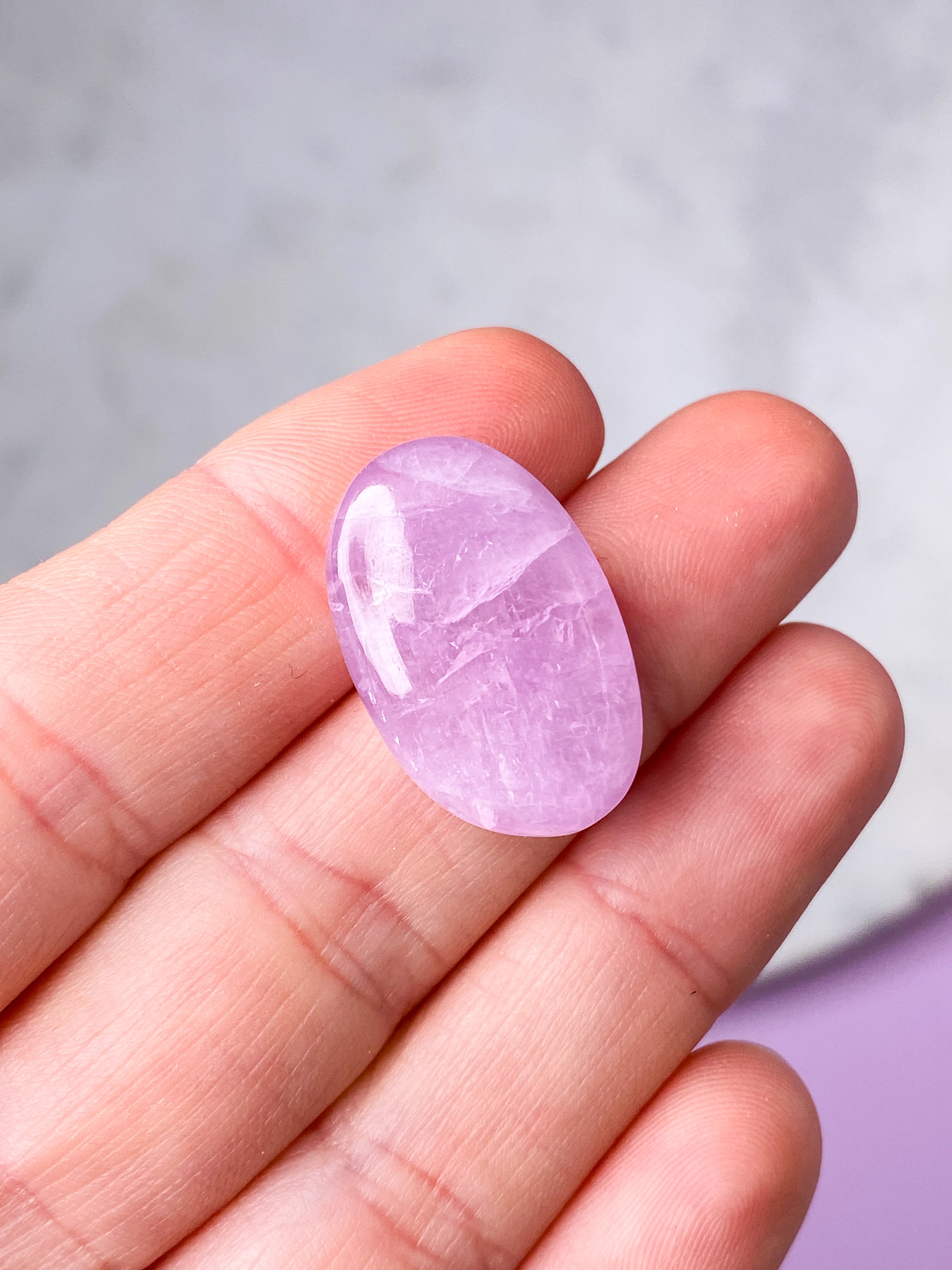 Kunzit Poleret (Nr. 4) Eksklusiv Kvalitet