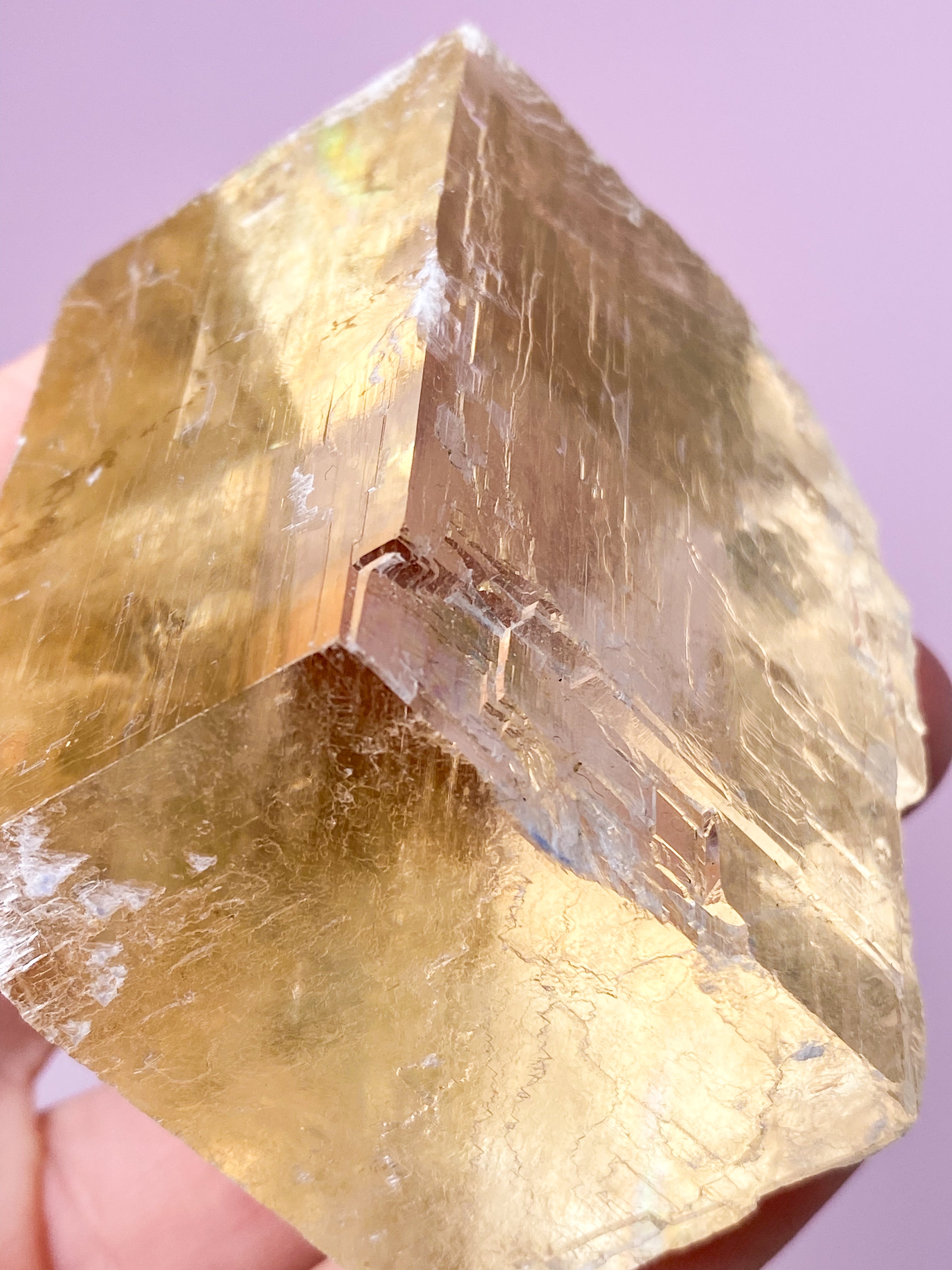 Optisk Honning Calcit (Nr. 4)