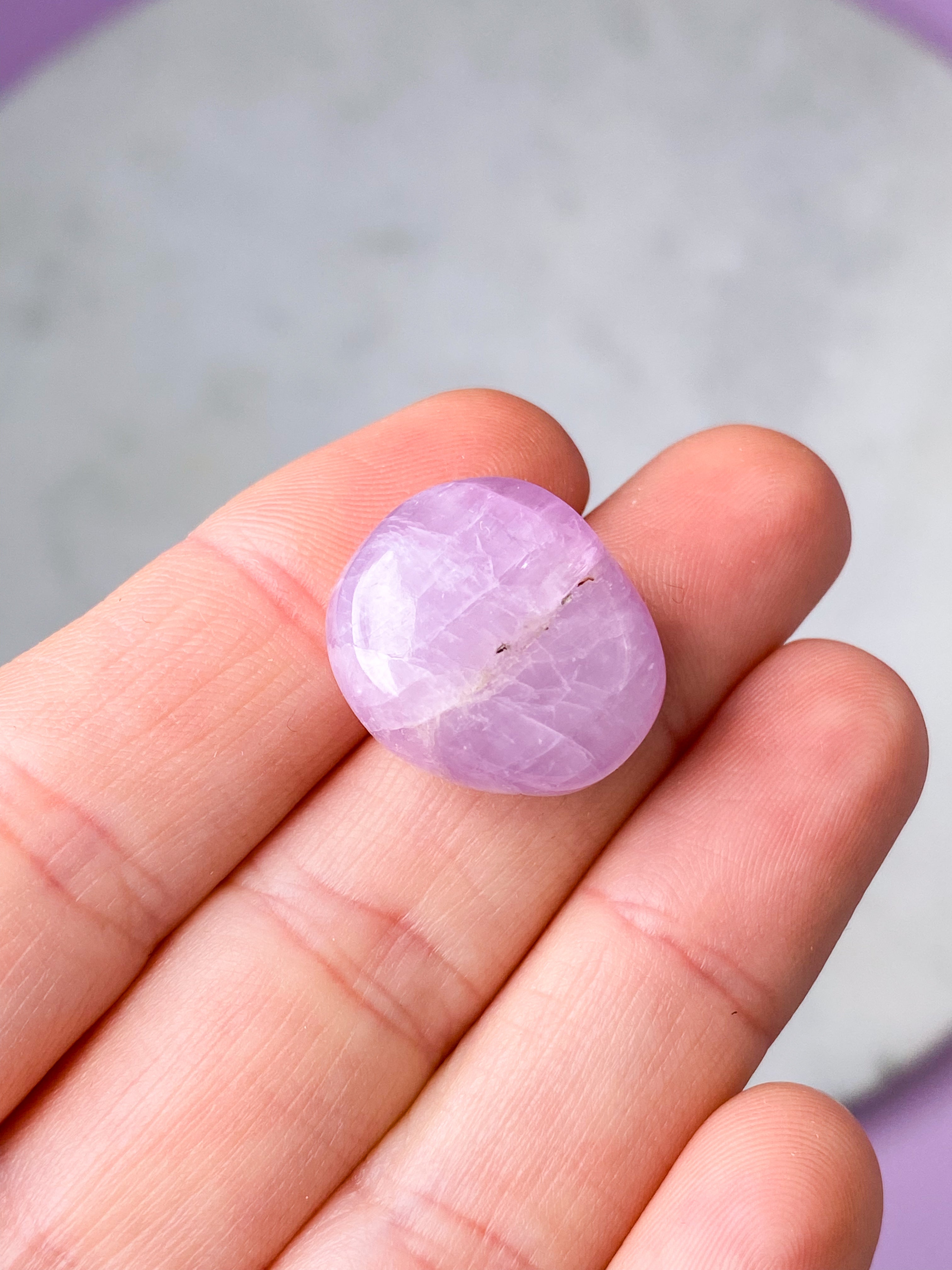 Kunzit Poleret (Nr. 2) Eksklusiv Kvalitet