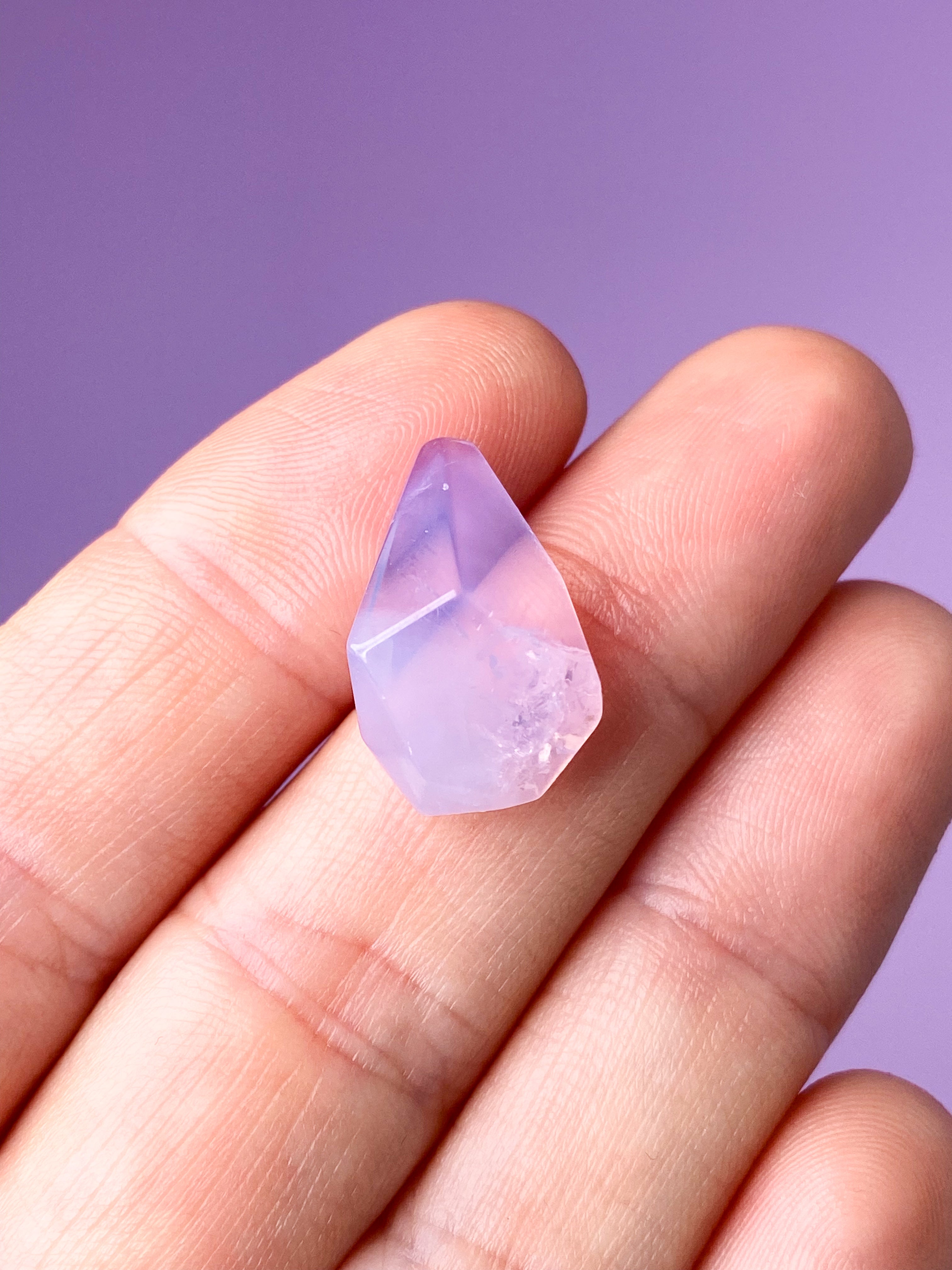 Lavendel Månkvarts Fasett (nr 1)