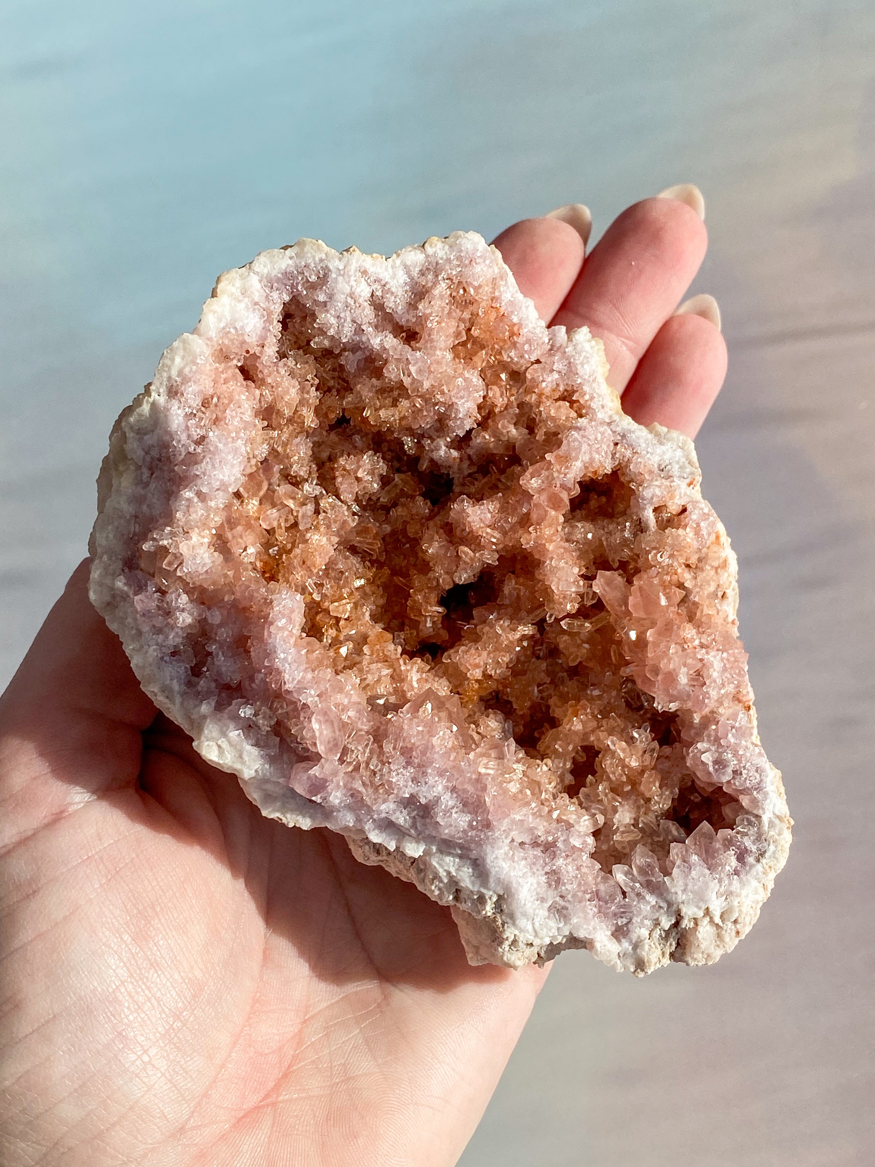 Pink Ametyst Geode - Stor (Nr. 16)