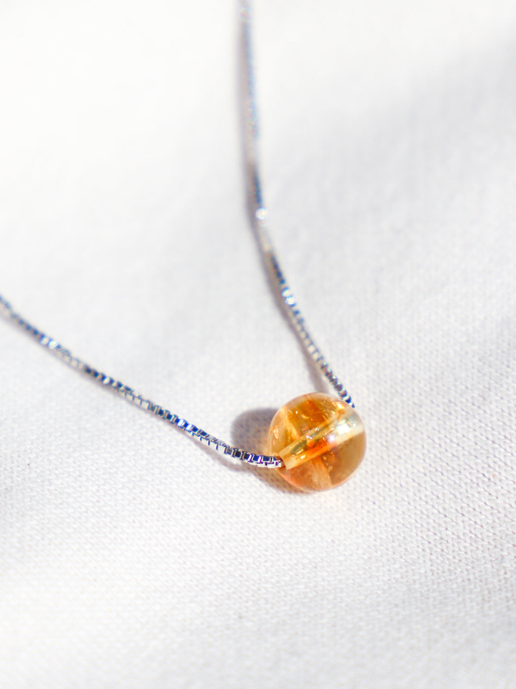 Overflod - Intention Gem Halskæde (Citrin)
