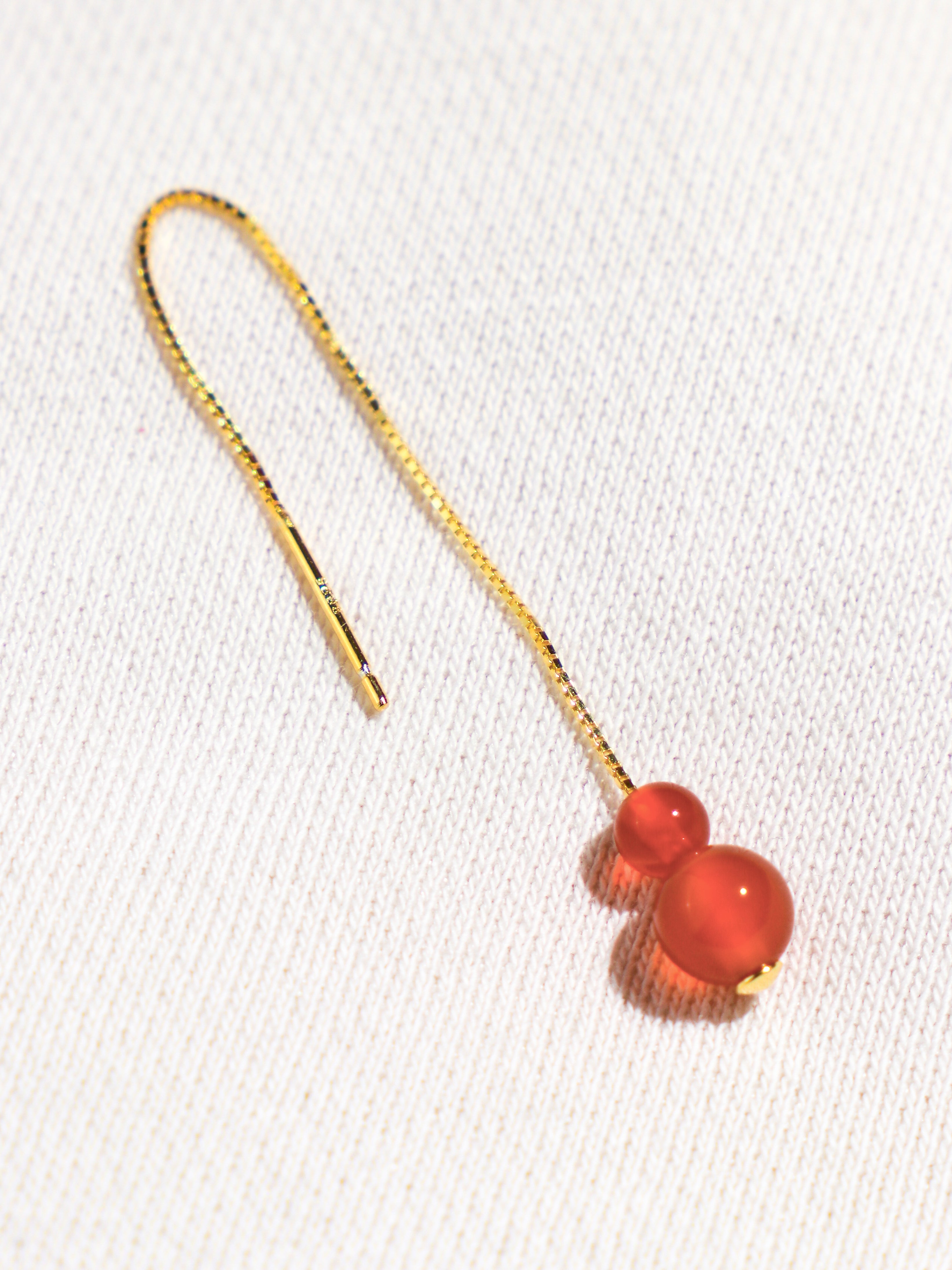 Motivation - Intention Gems Ørering (Karneol)