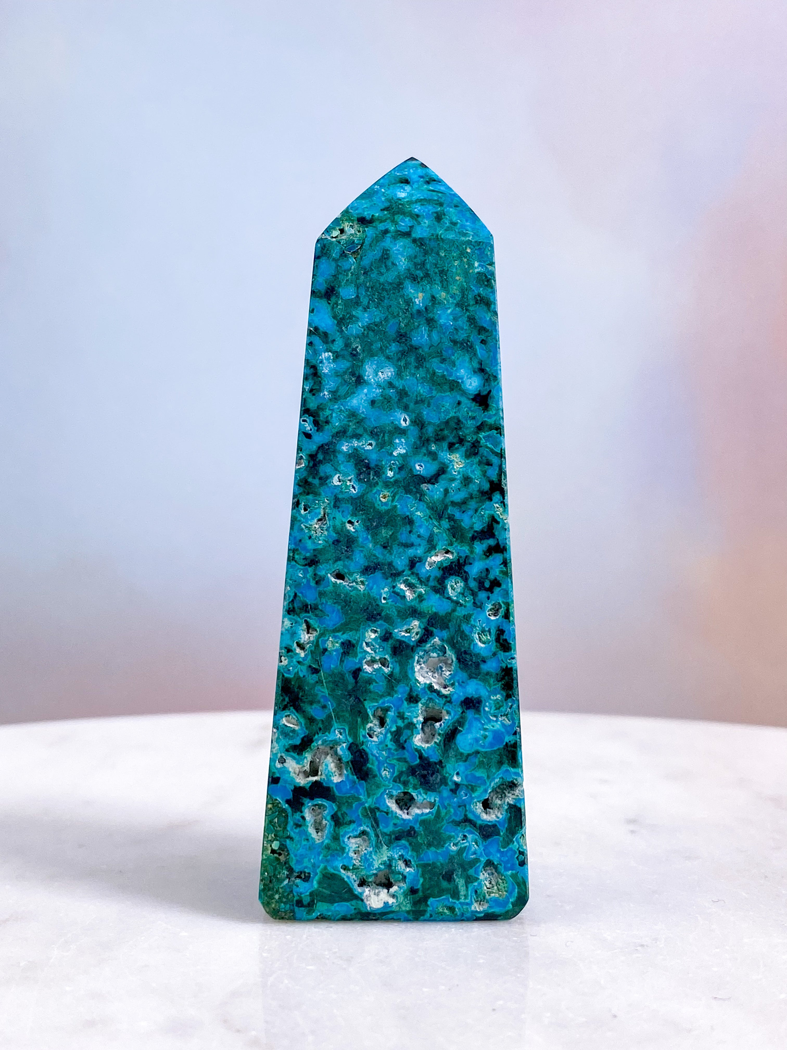 Chrysocolla & Malakit Tårn (Nr. 5)