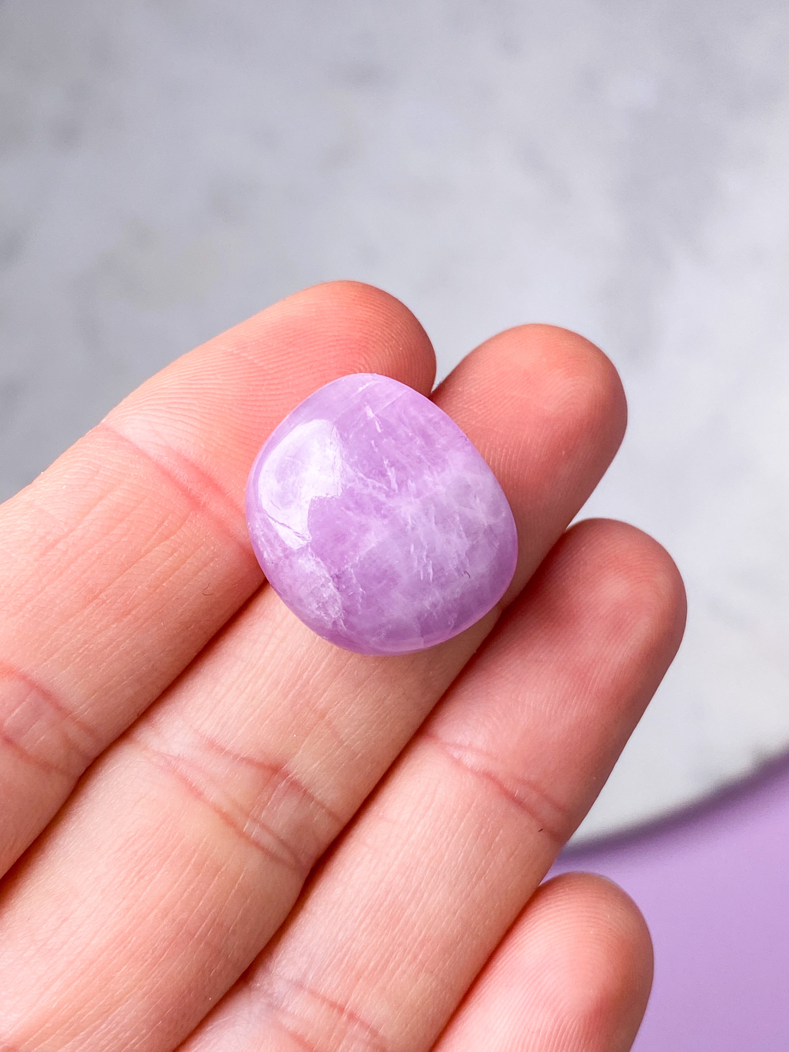 Kunzit Poleret (Nr. 3) Eksklusiv Kvalitet