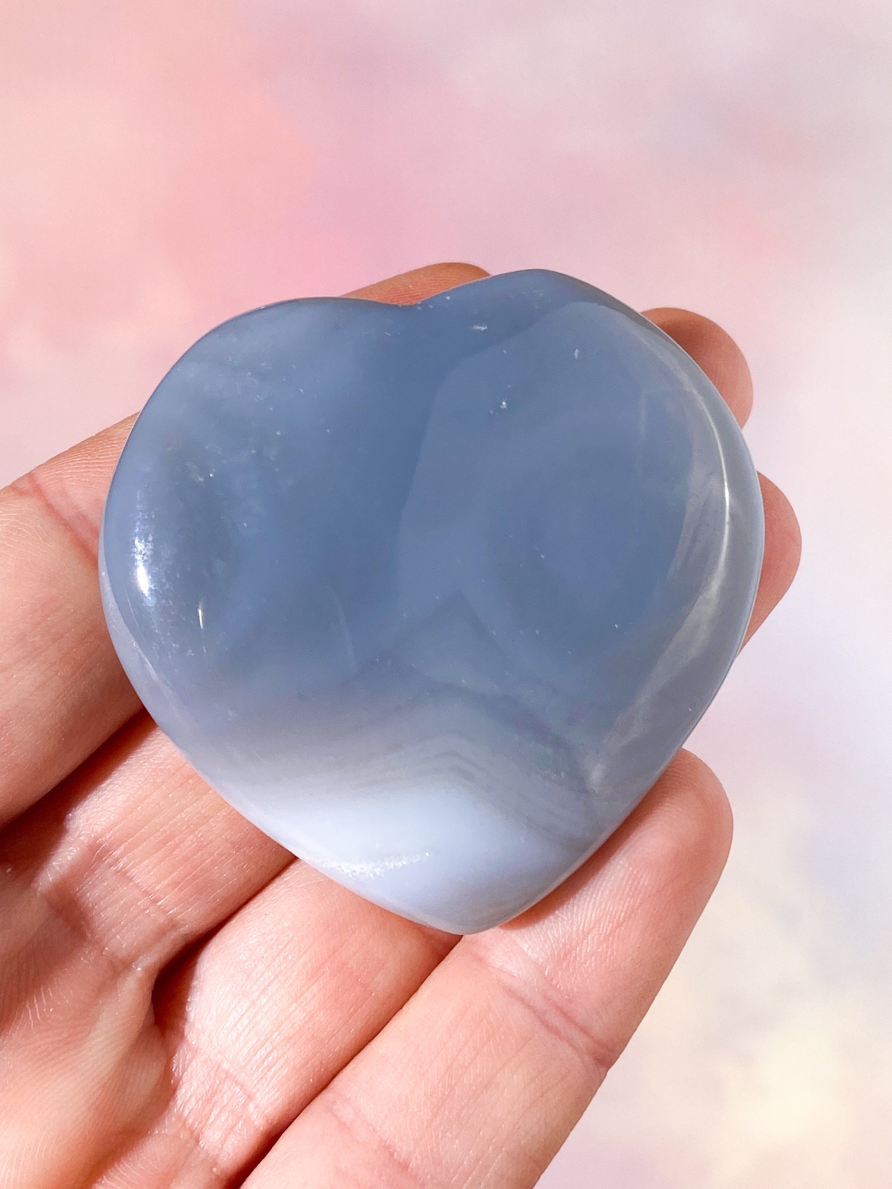 Druzy Agat Hjerte (Nr. 9)