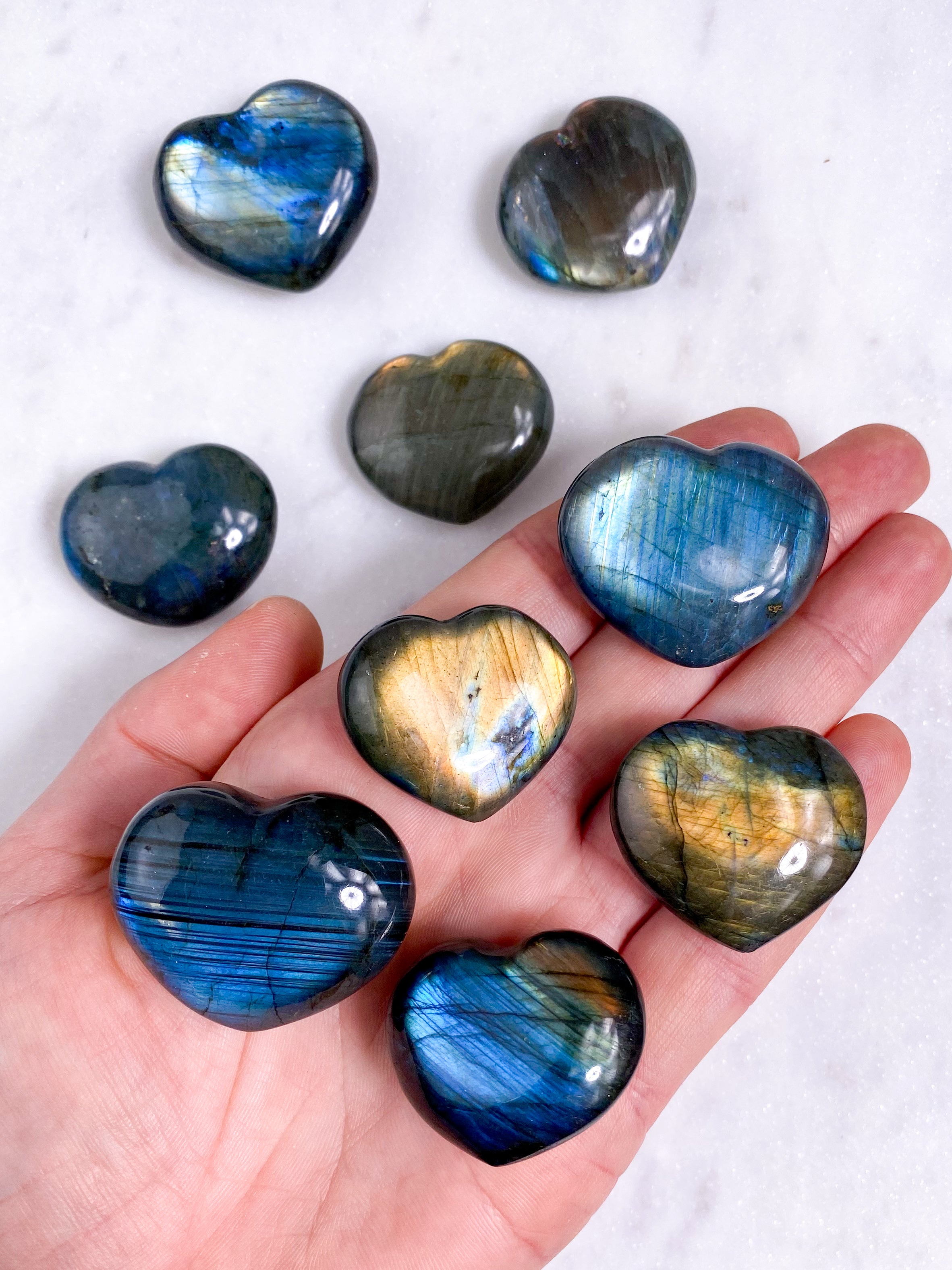Labradorit Hjerter