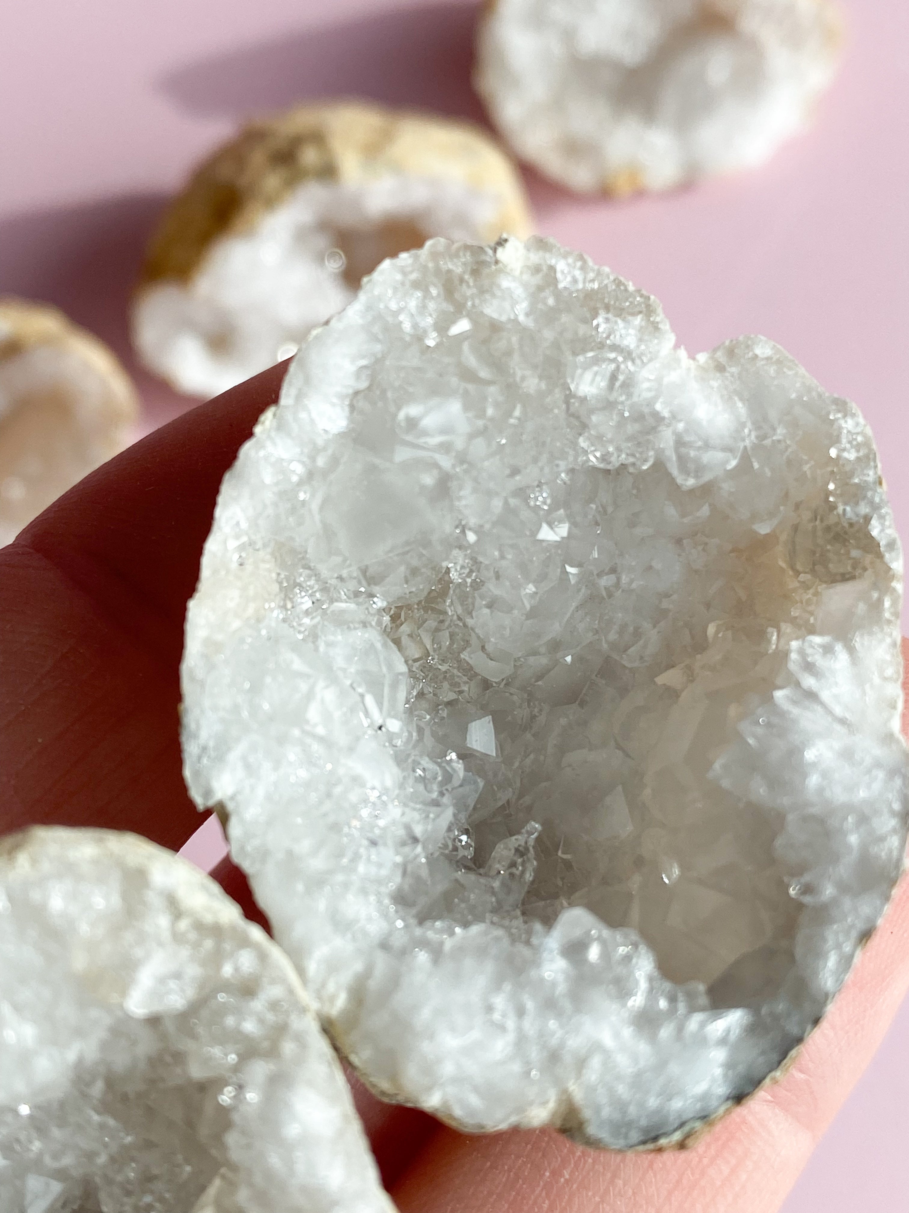 Mini Bjergkrystal Geode Sæt