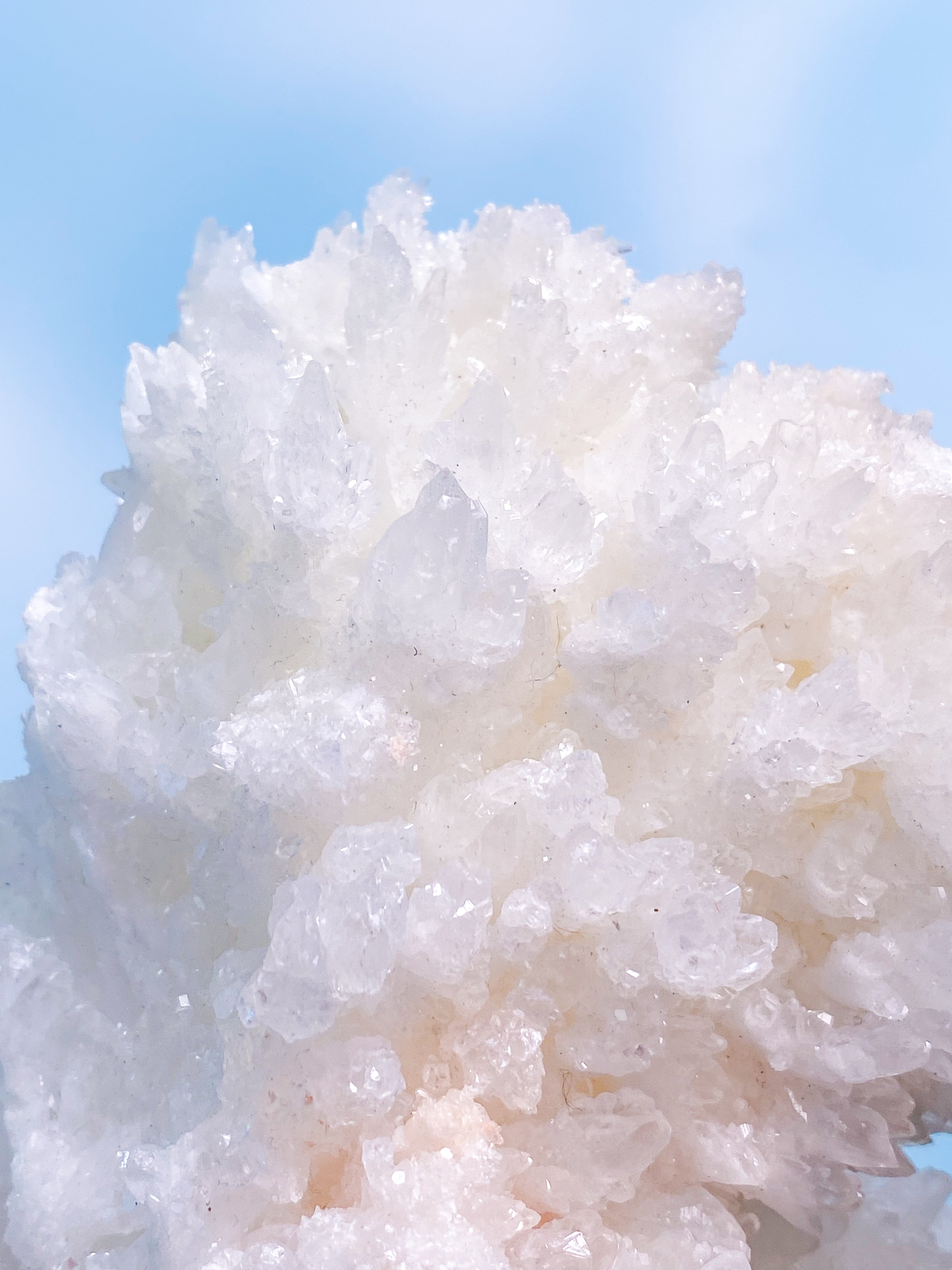 White Aragonite Cluster (No. 14)