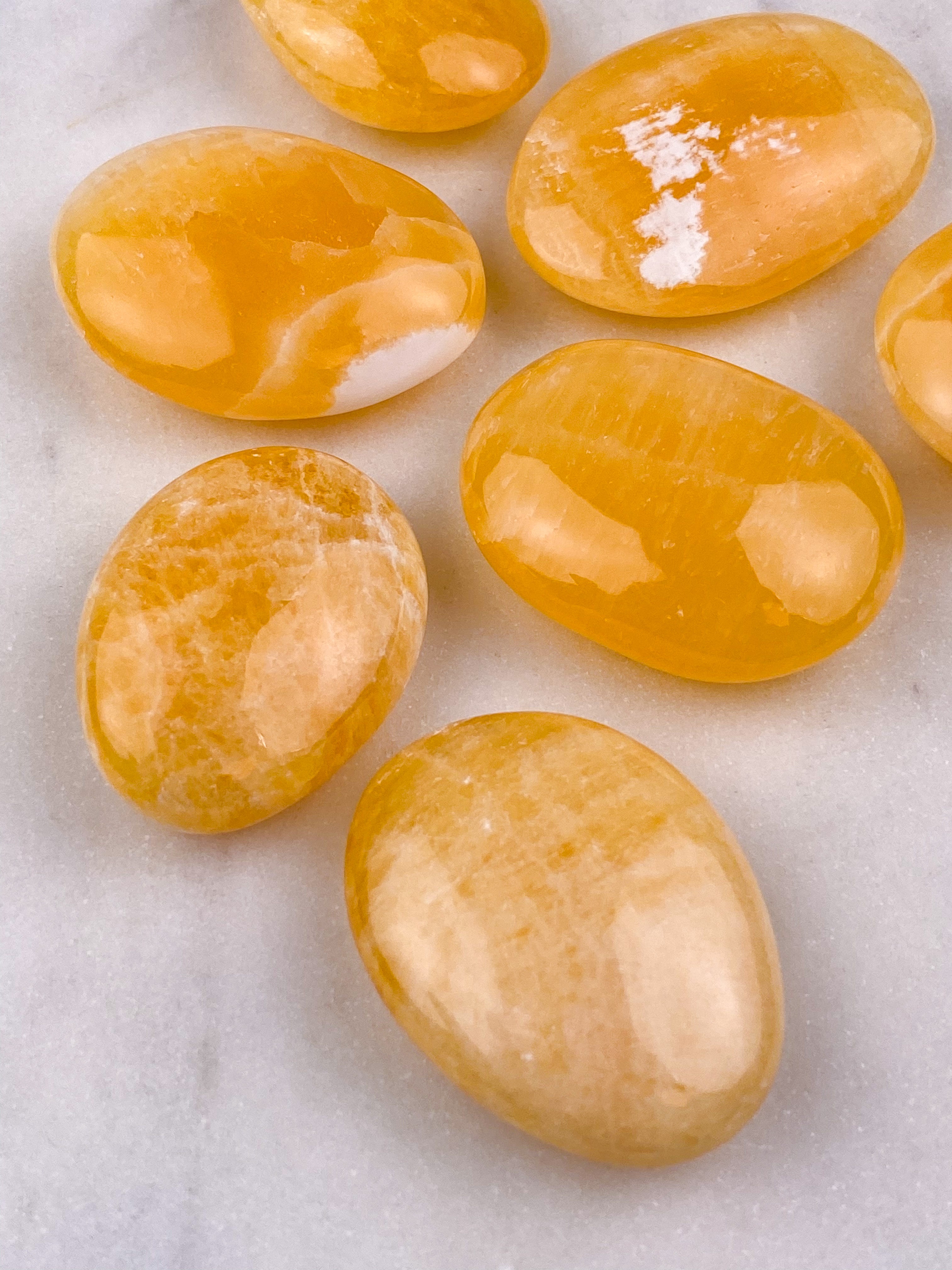 Orange Calcit Palmstone