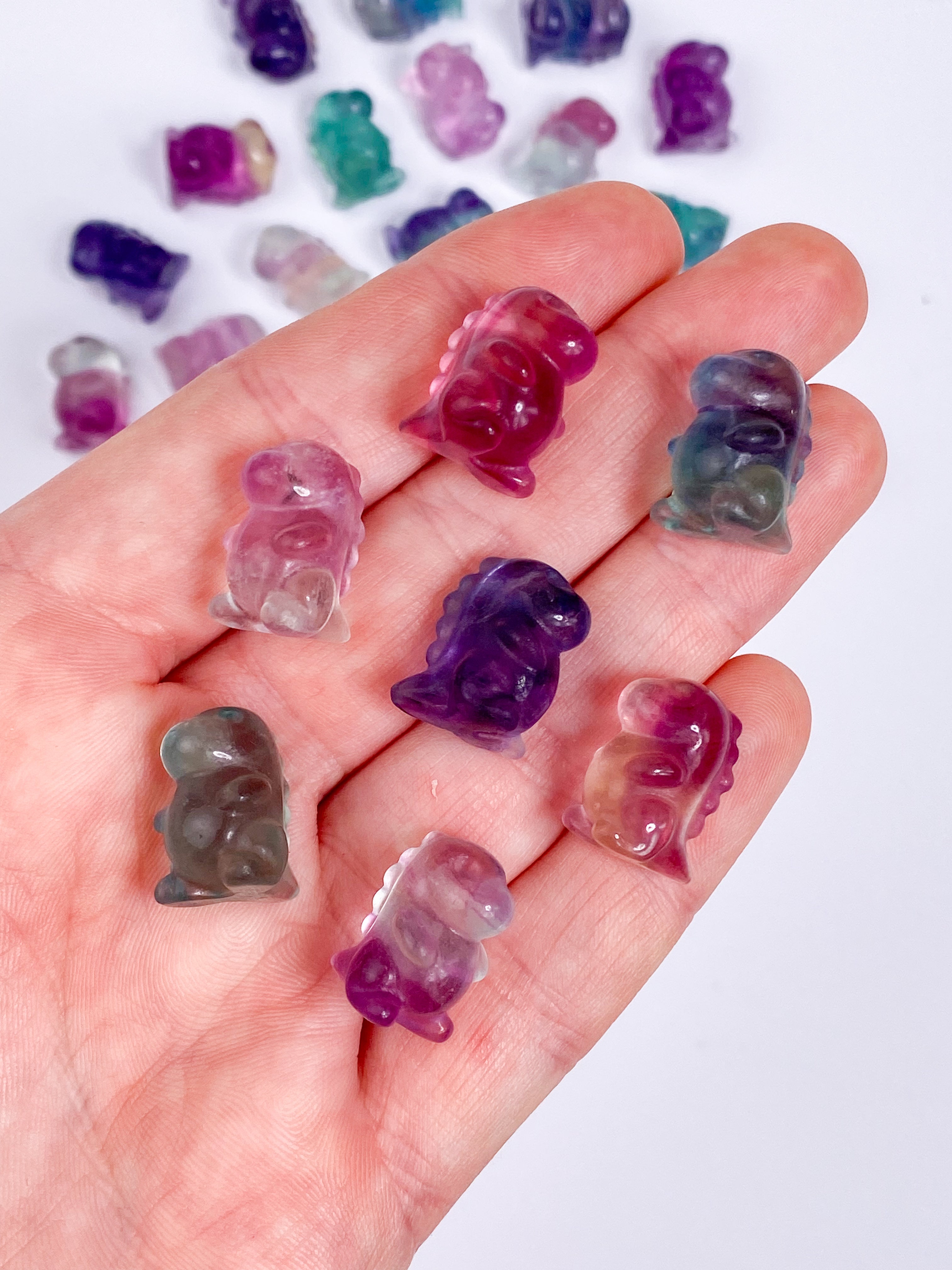 Regnbue Fluorit Dino