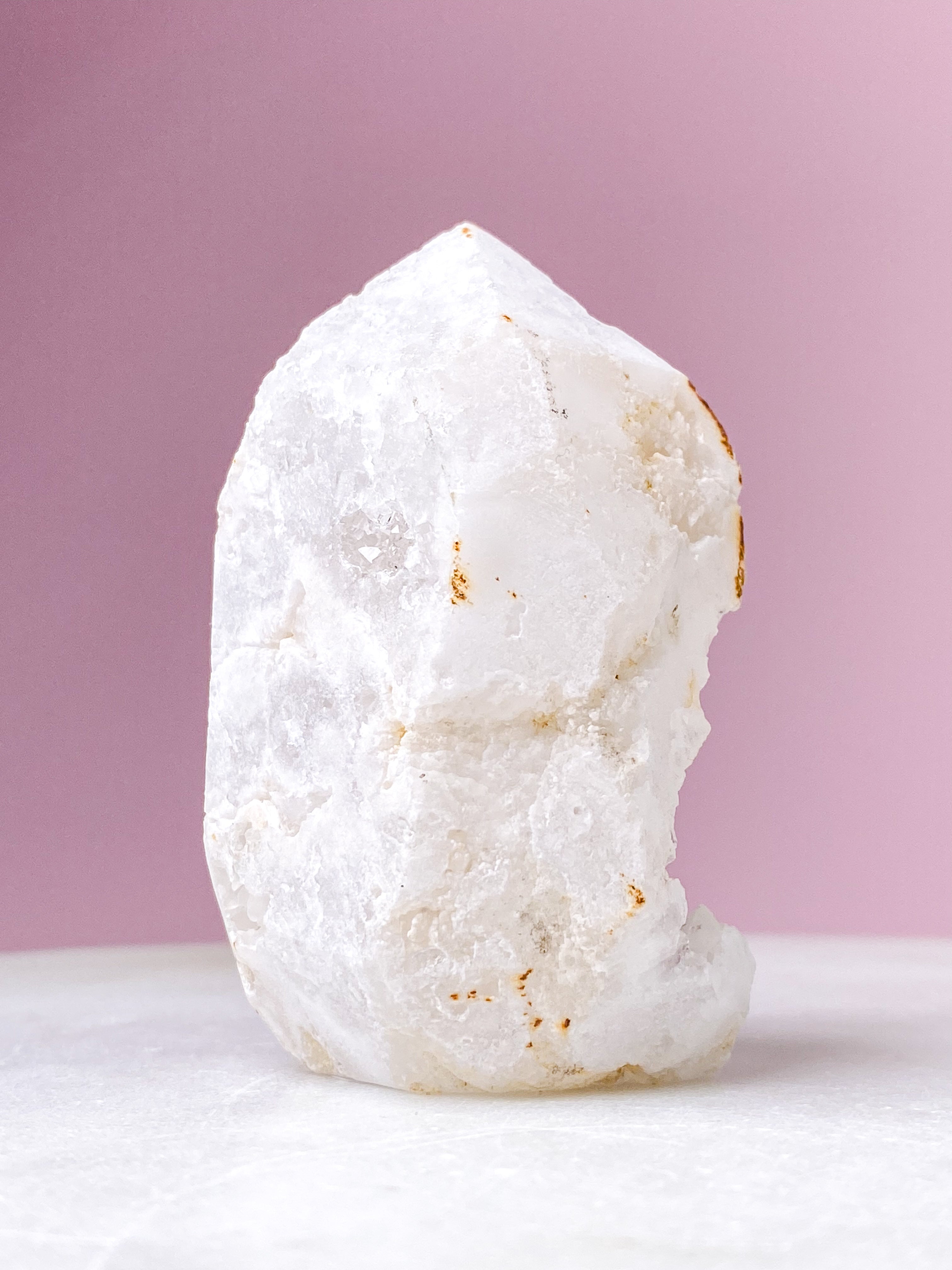 Rock Crystal Geode Tower (No. 15)