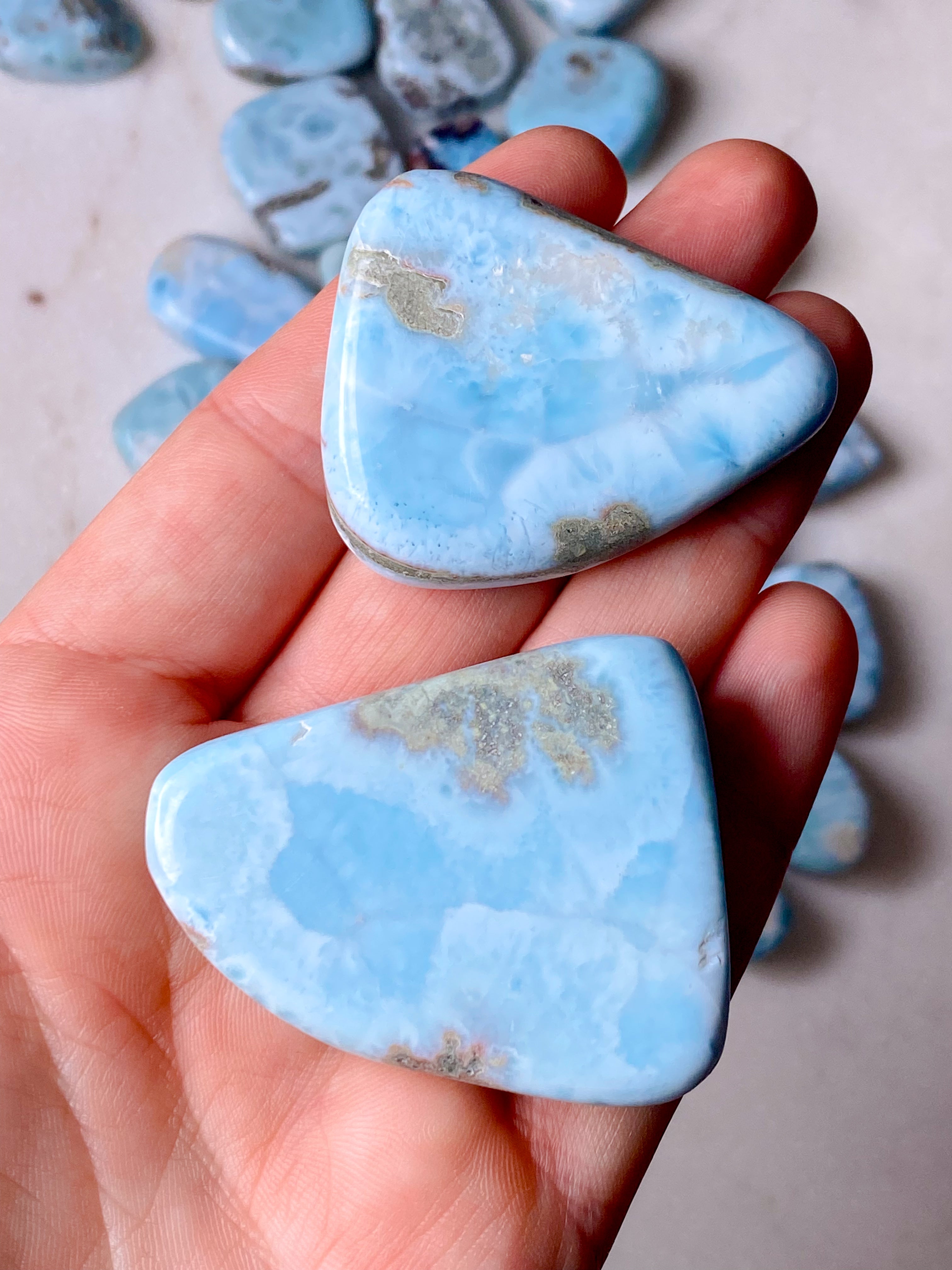 Larimar Polished - A-Quality