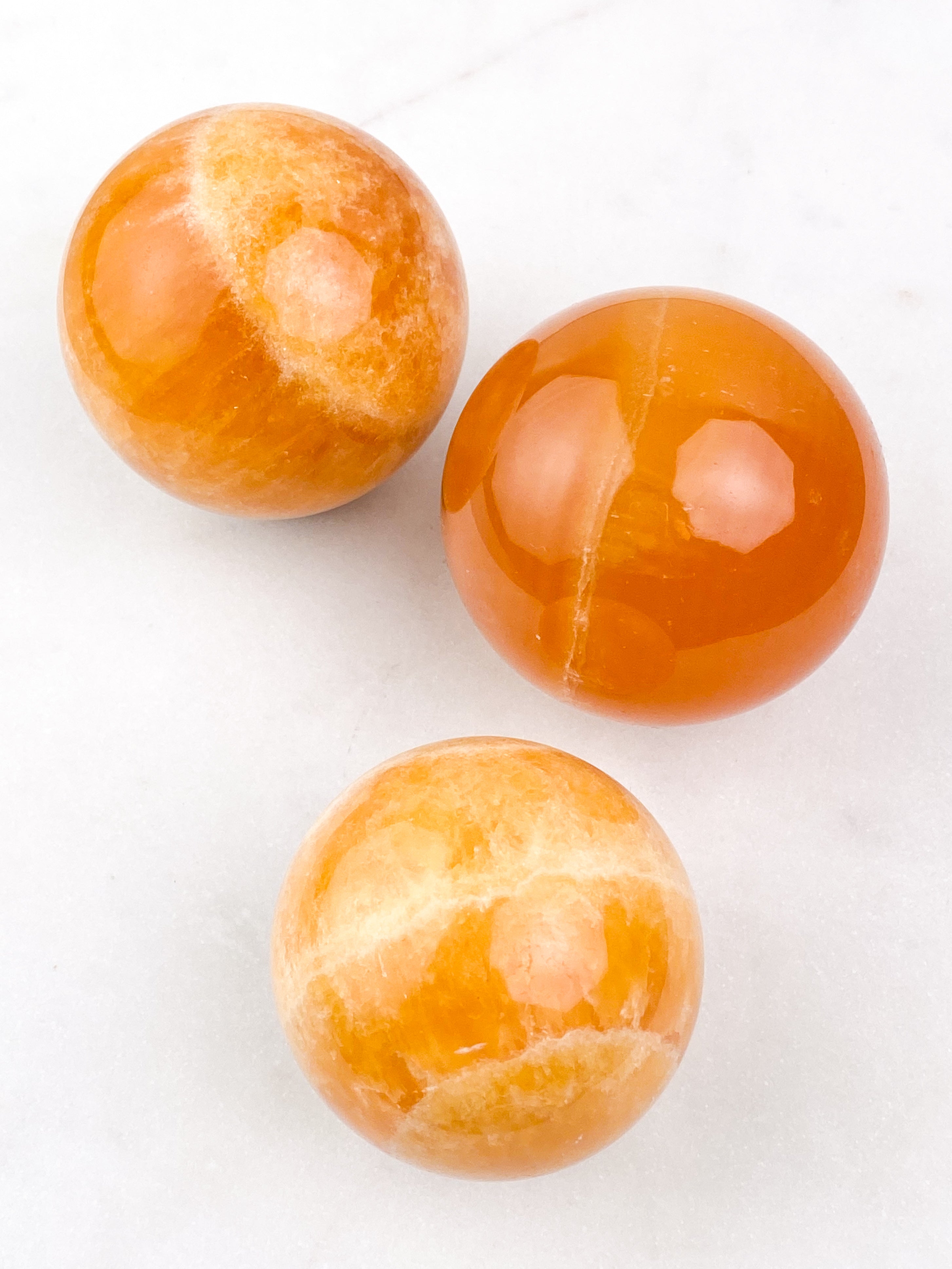 Orange Calcit Kugler