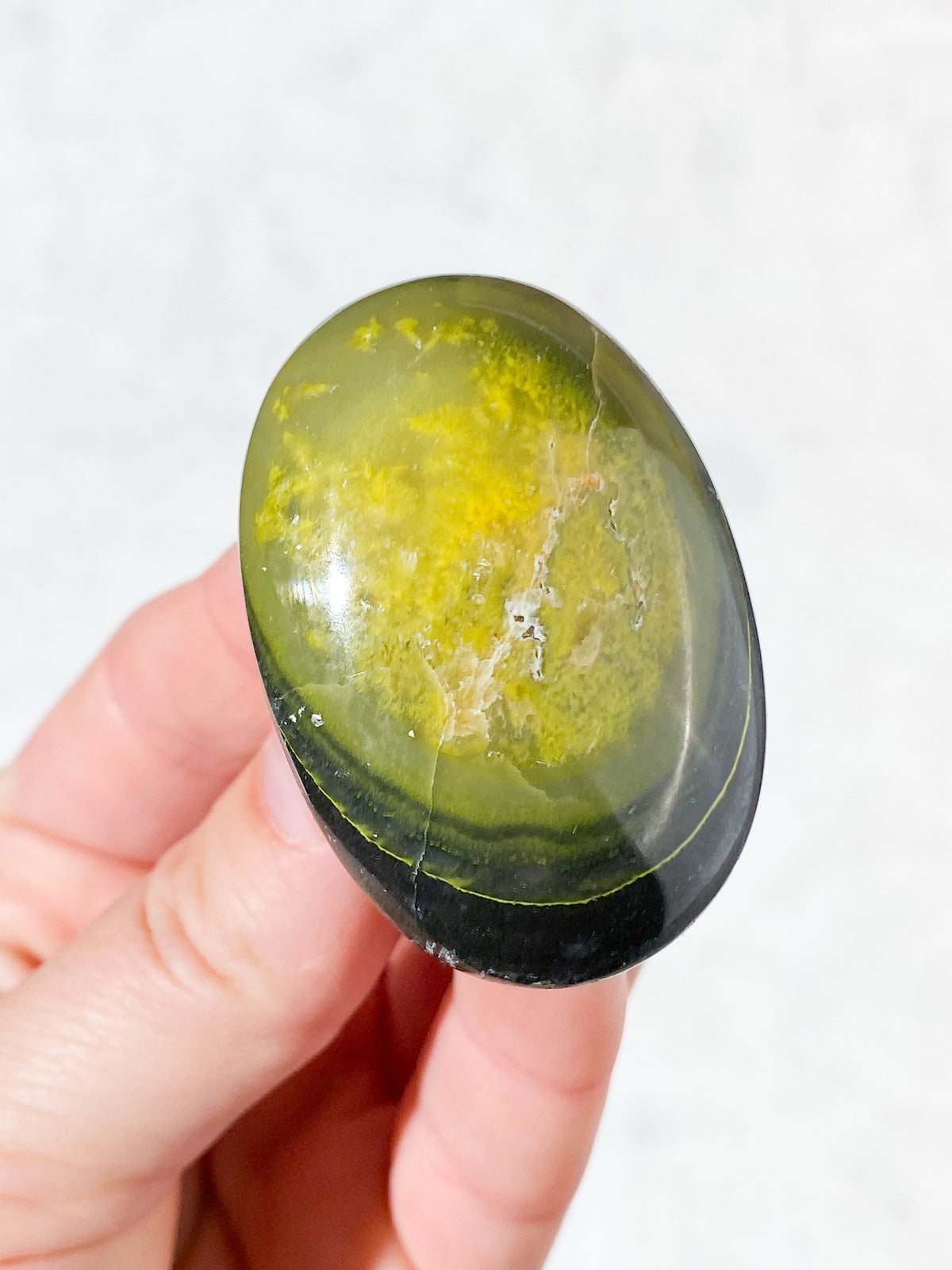 Bumble Bee Calcit Palmstone (Nr. 16)