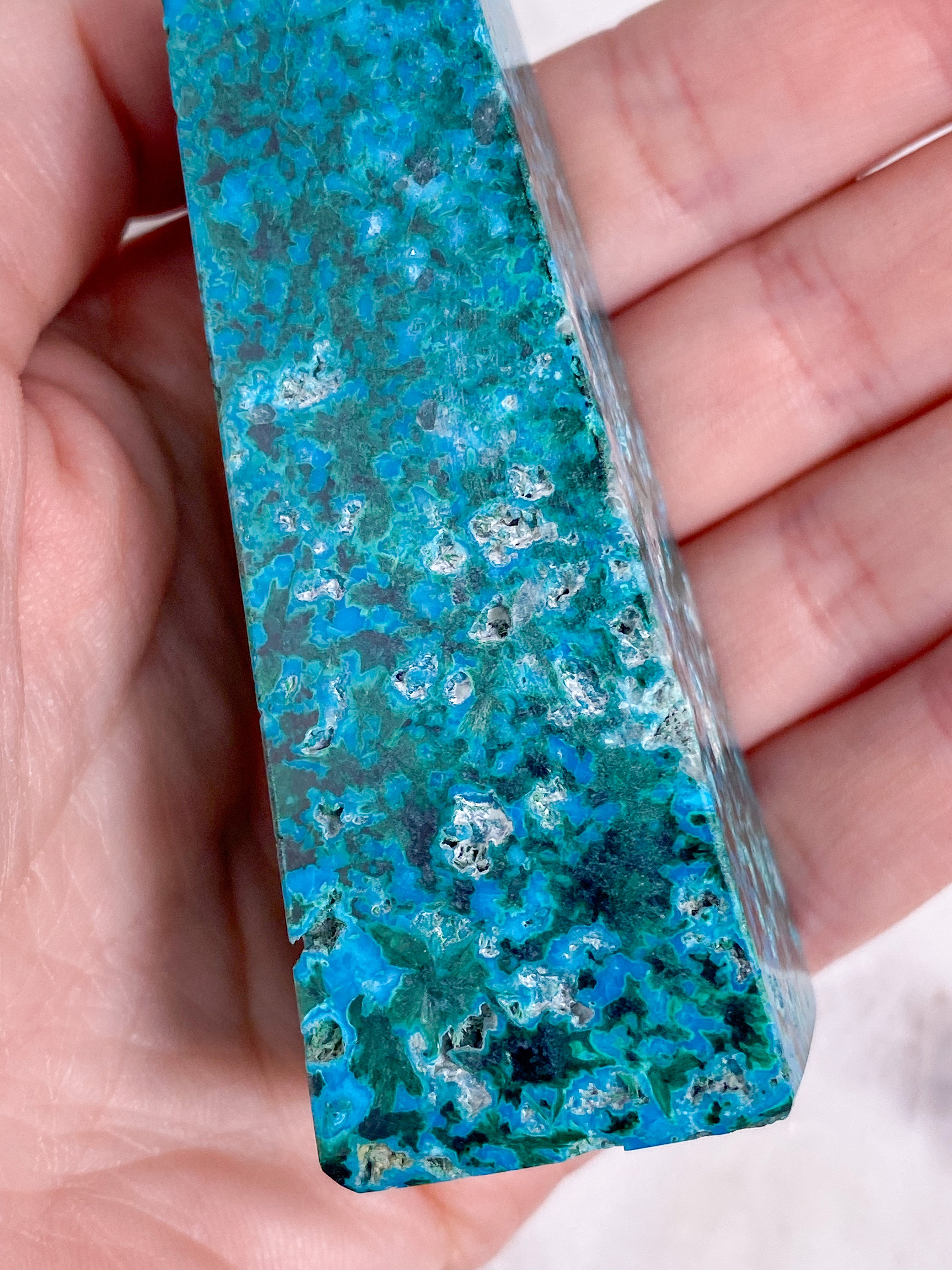 Chrysocolla & Malakit Tårn (Nr. 5)
