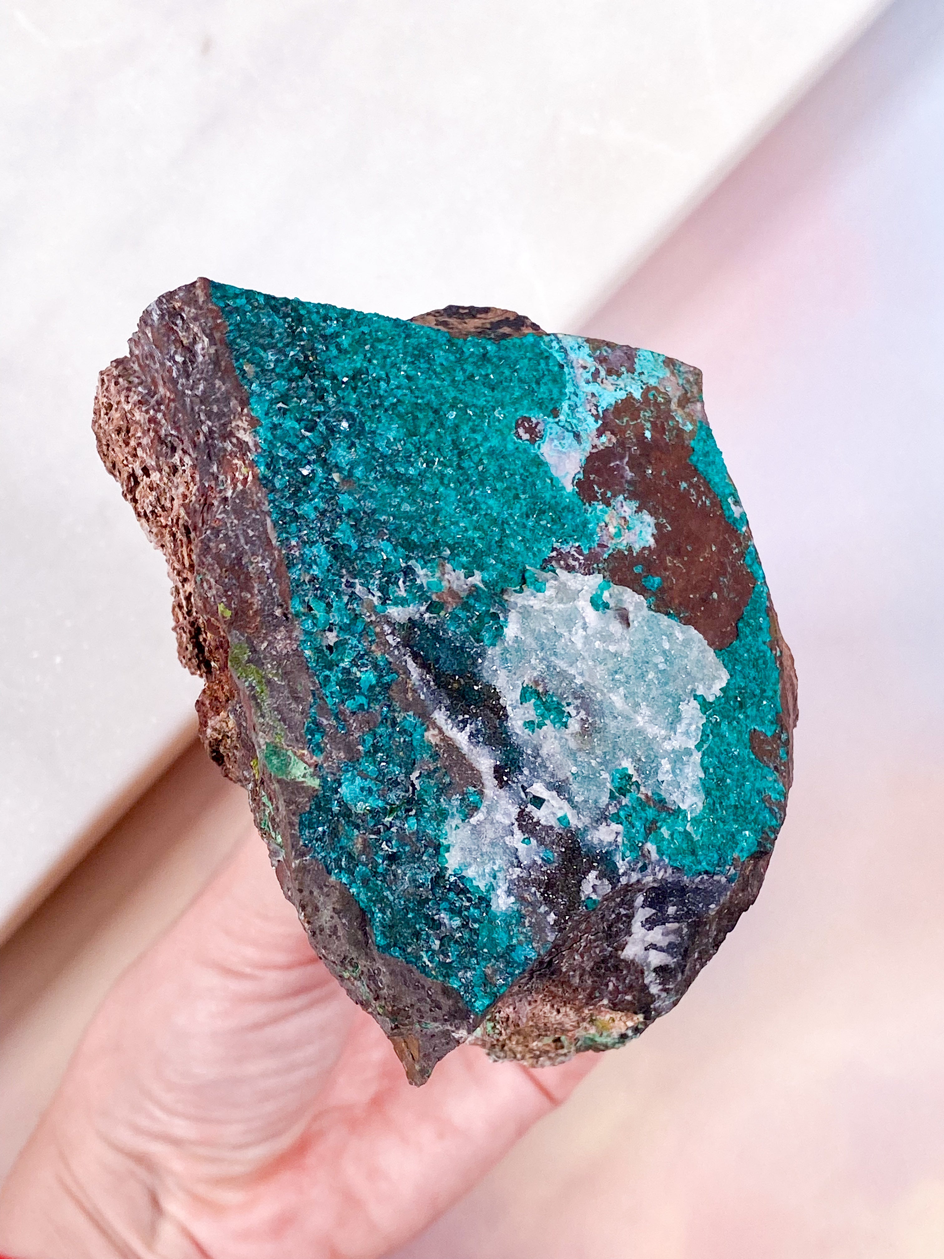 Druzy Dioptase (Nr. 9)
