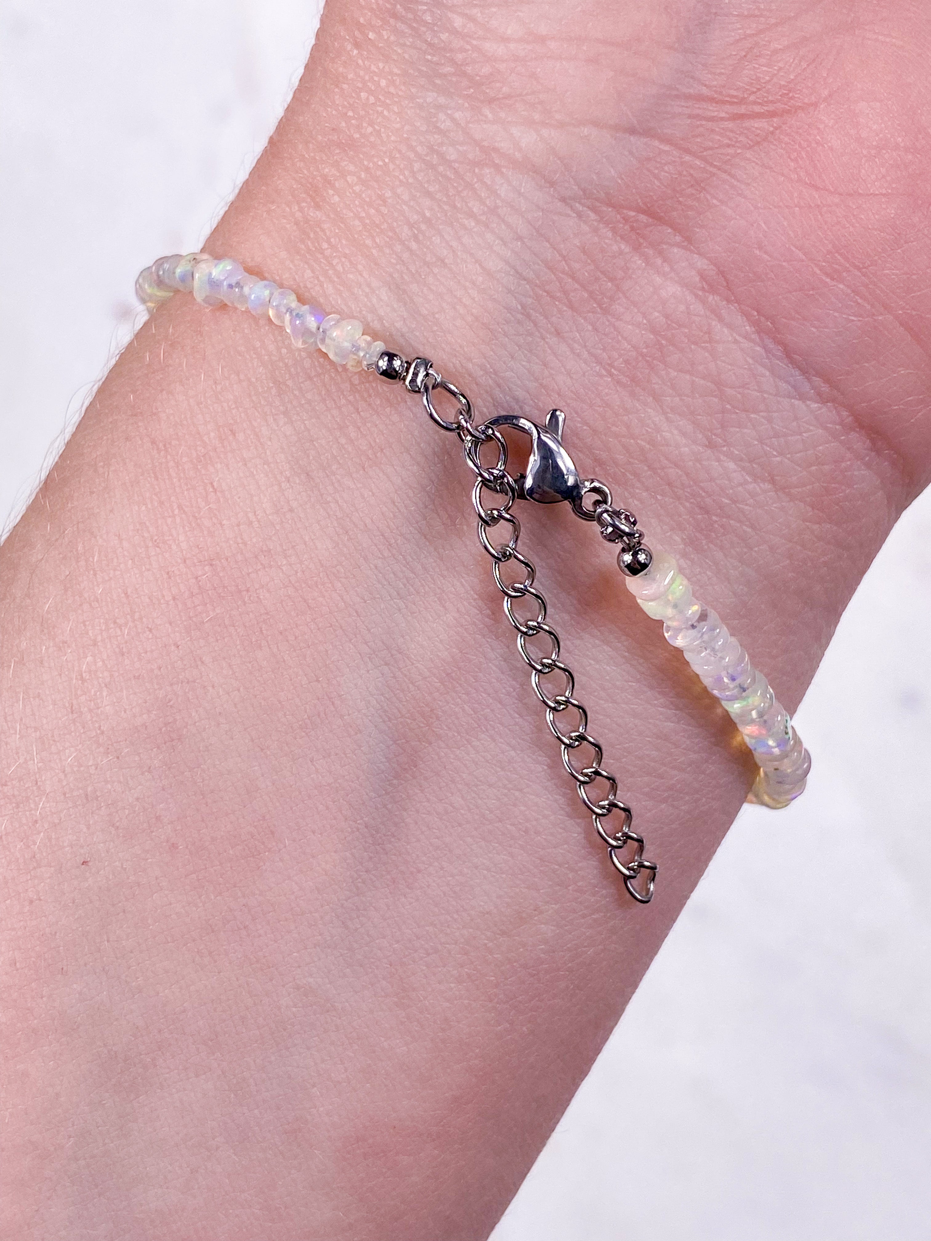 Etiopisk Opal Armbånd