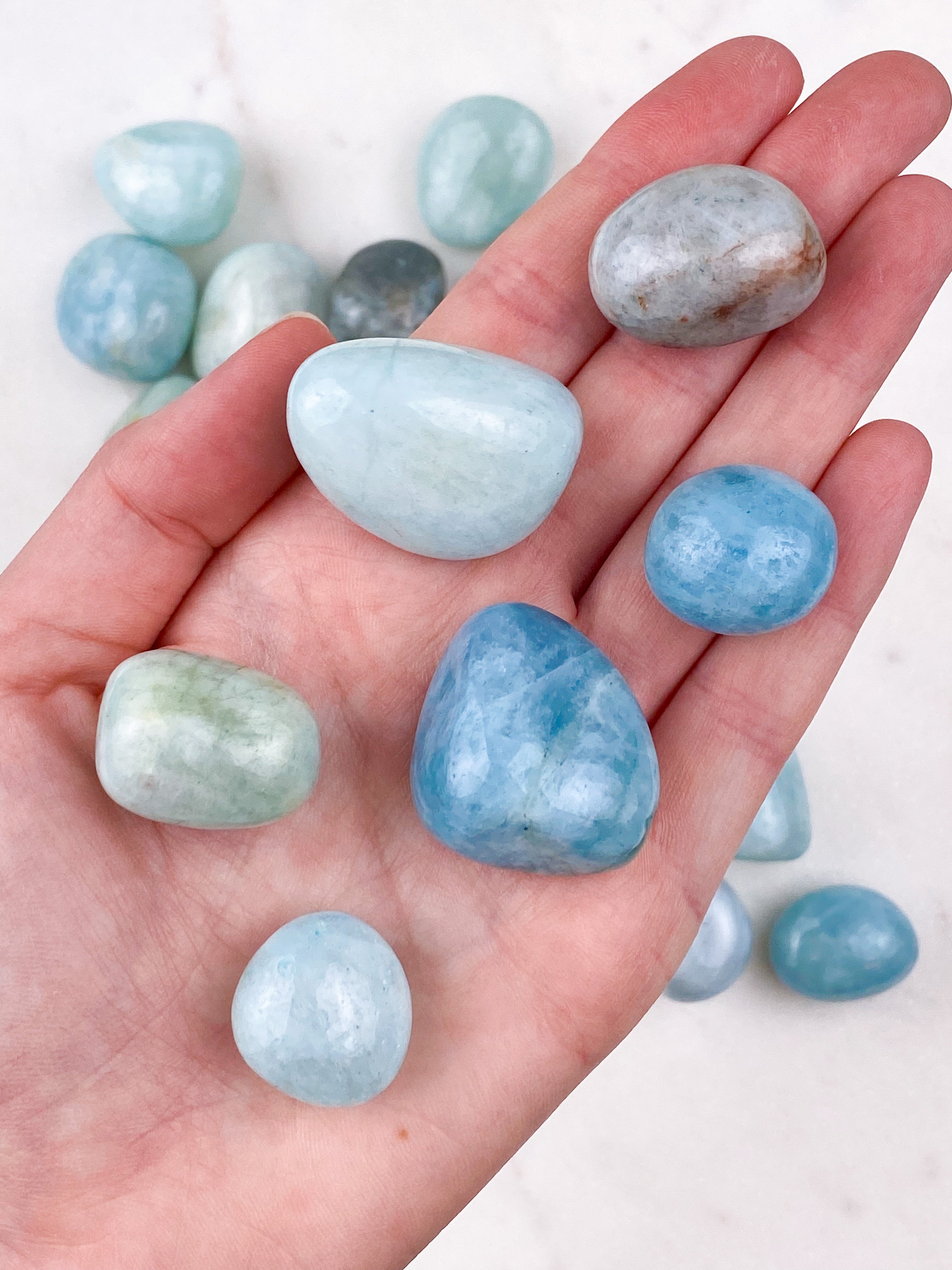Aquamarine Pocket Stone