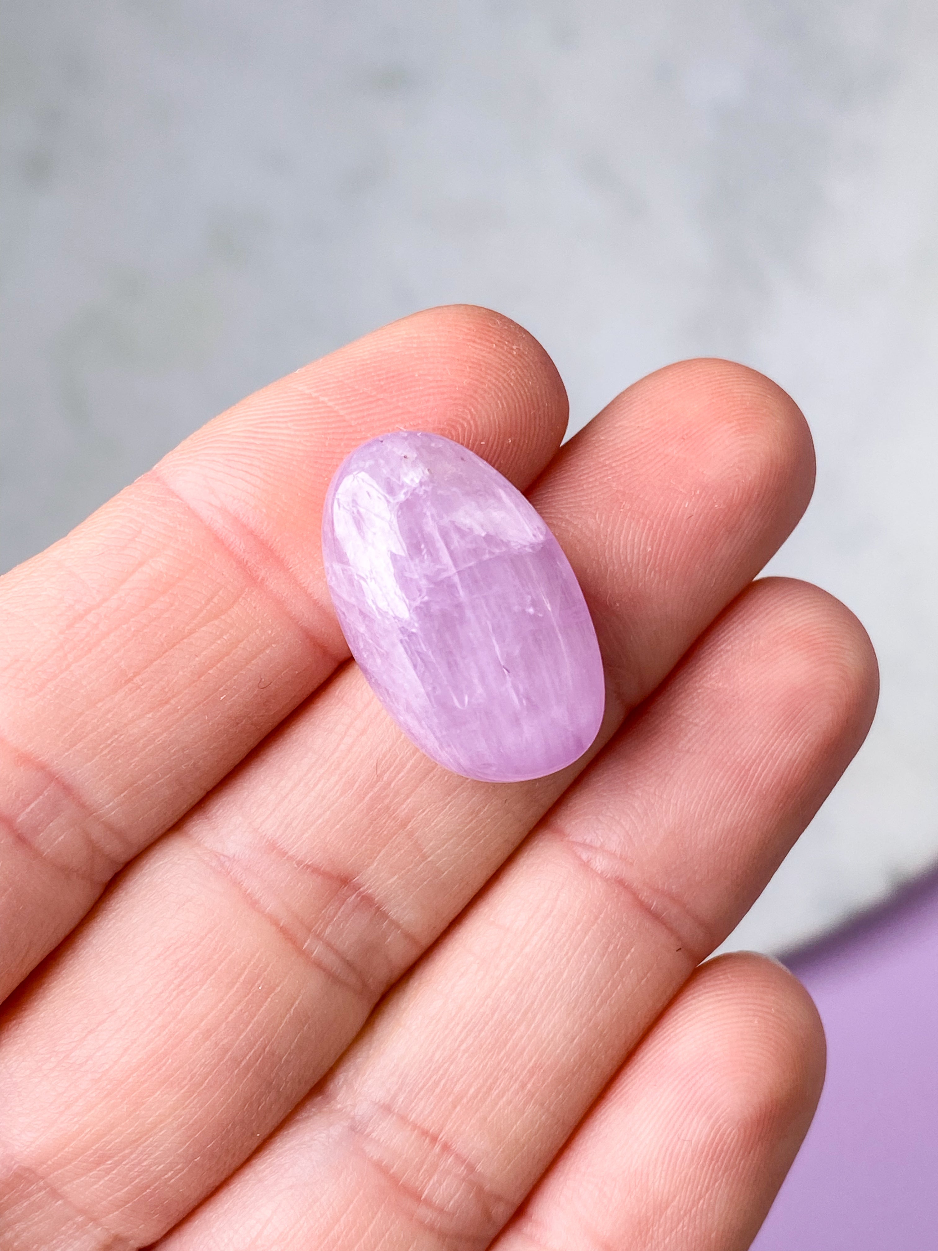 Kunzit Poleret (Nr. 6) Eksklusiv Kvalitet