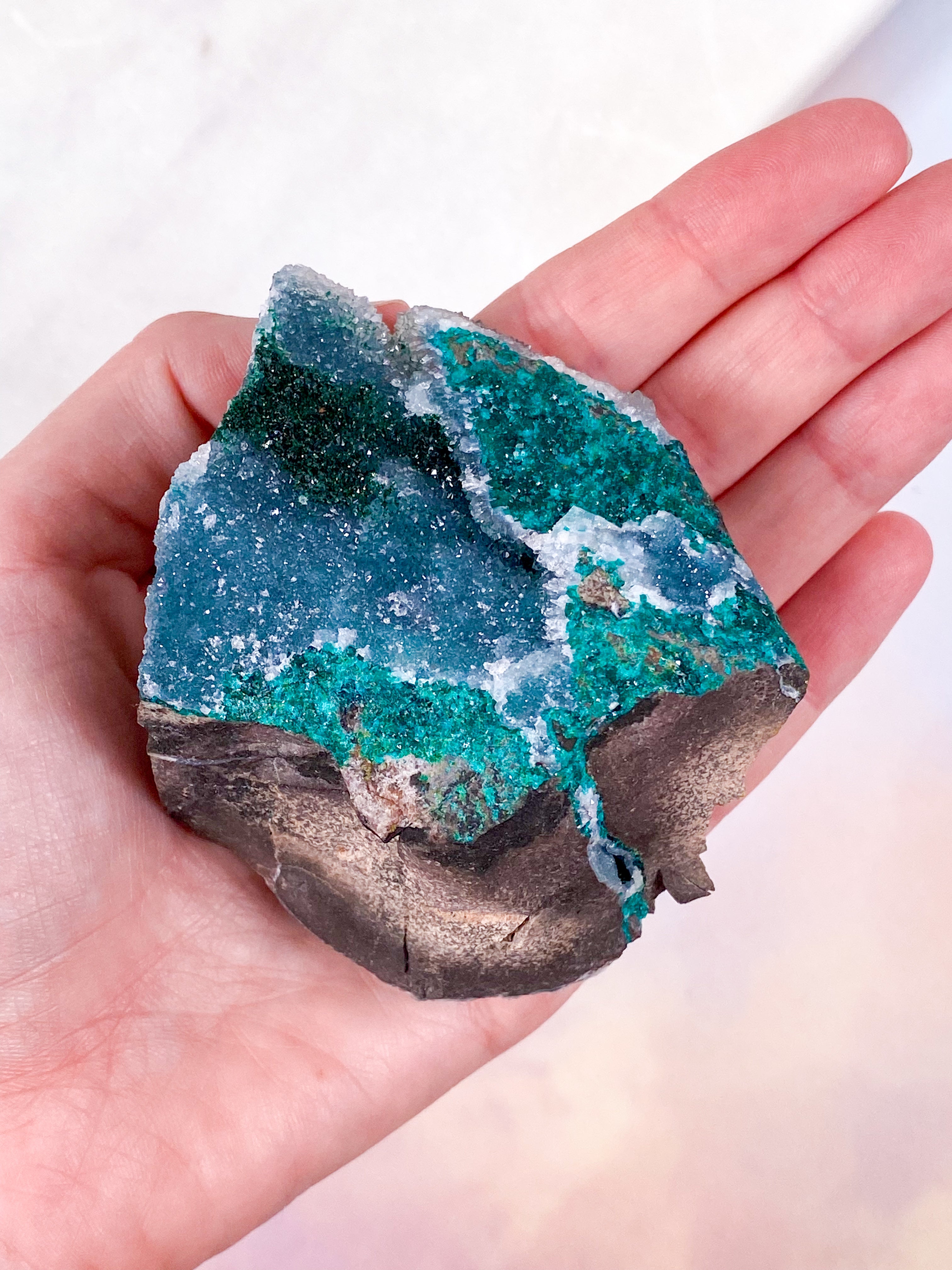 Druzy Dioptase (Nr. 8)