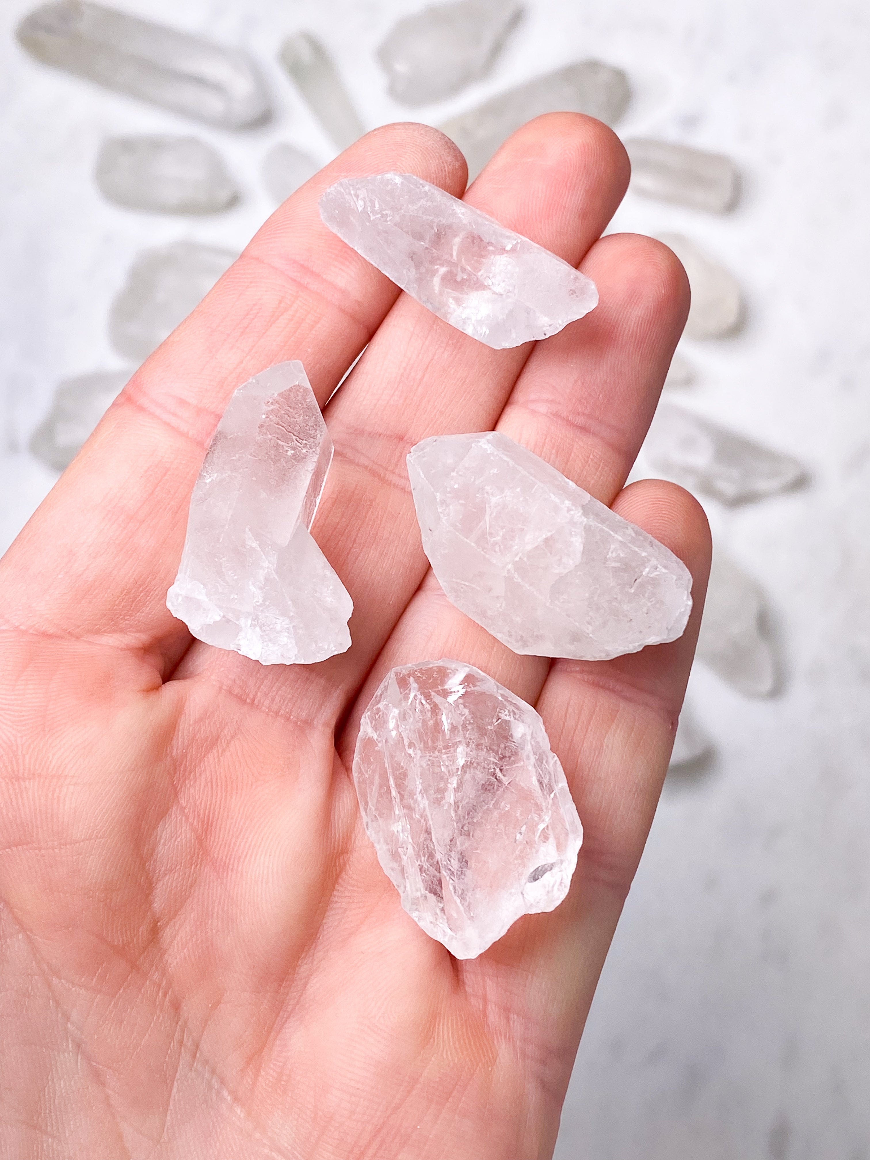 Outlet - Bjergkrystal Rå Spids