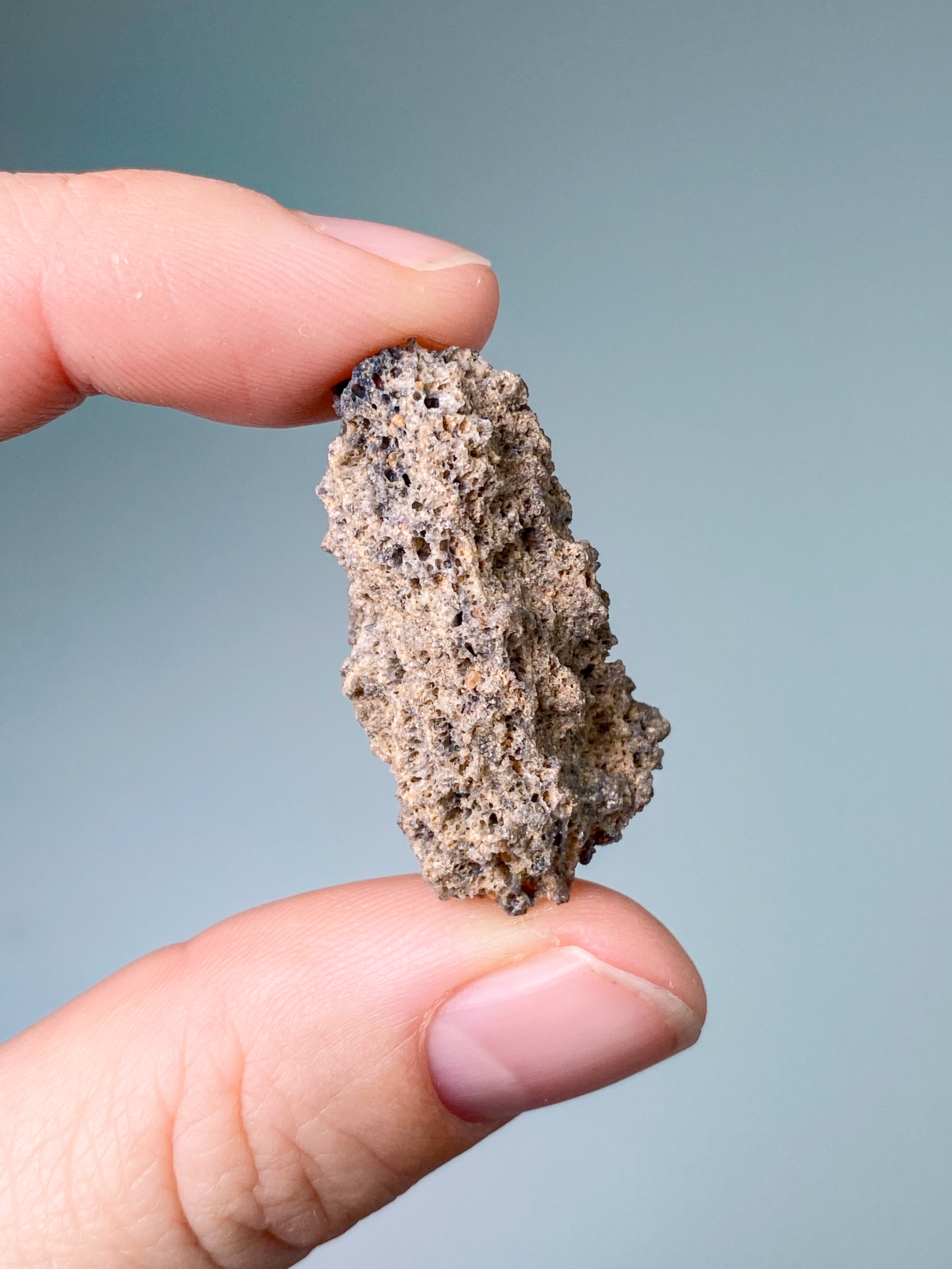 Fulgurit (Nr. 17) Fossiliseret lynnedslag