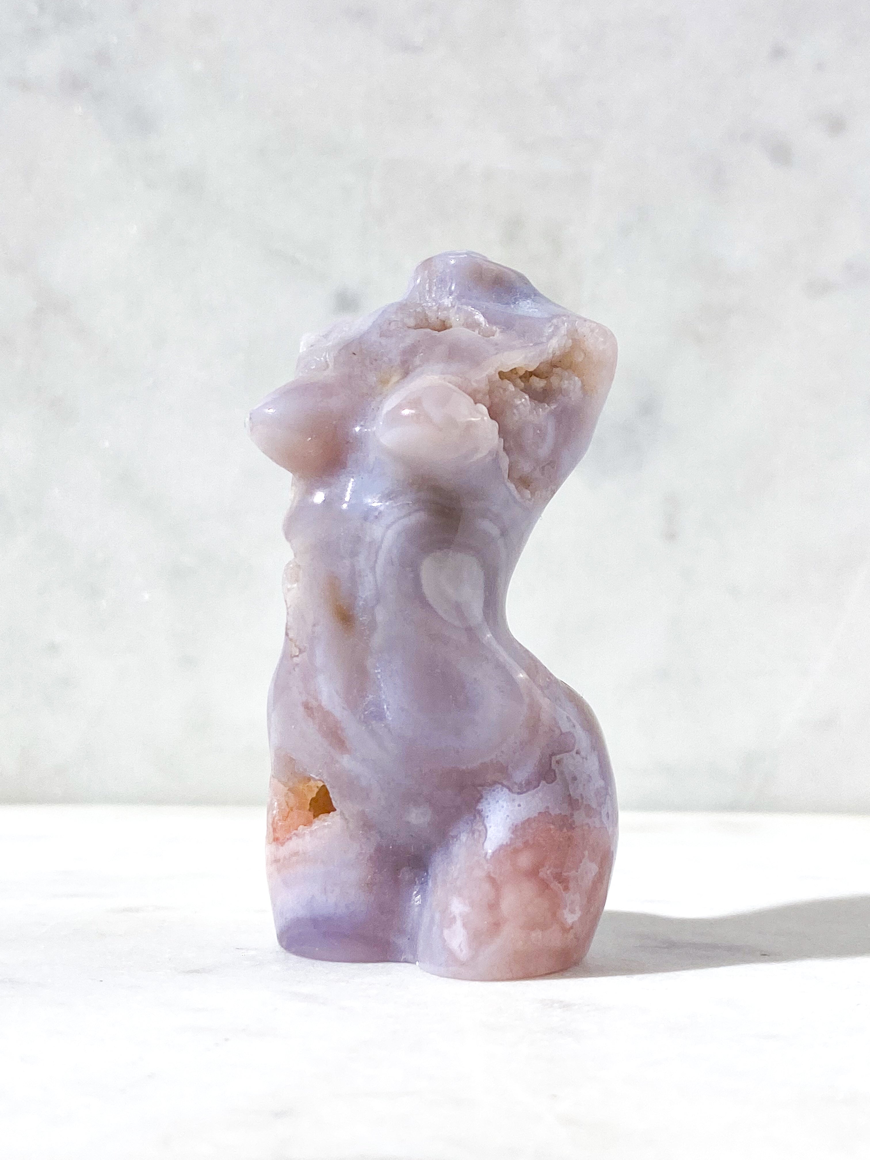 Blomster Agat Torso (Nr. 2)