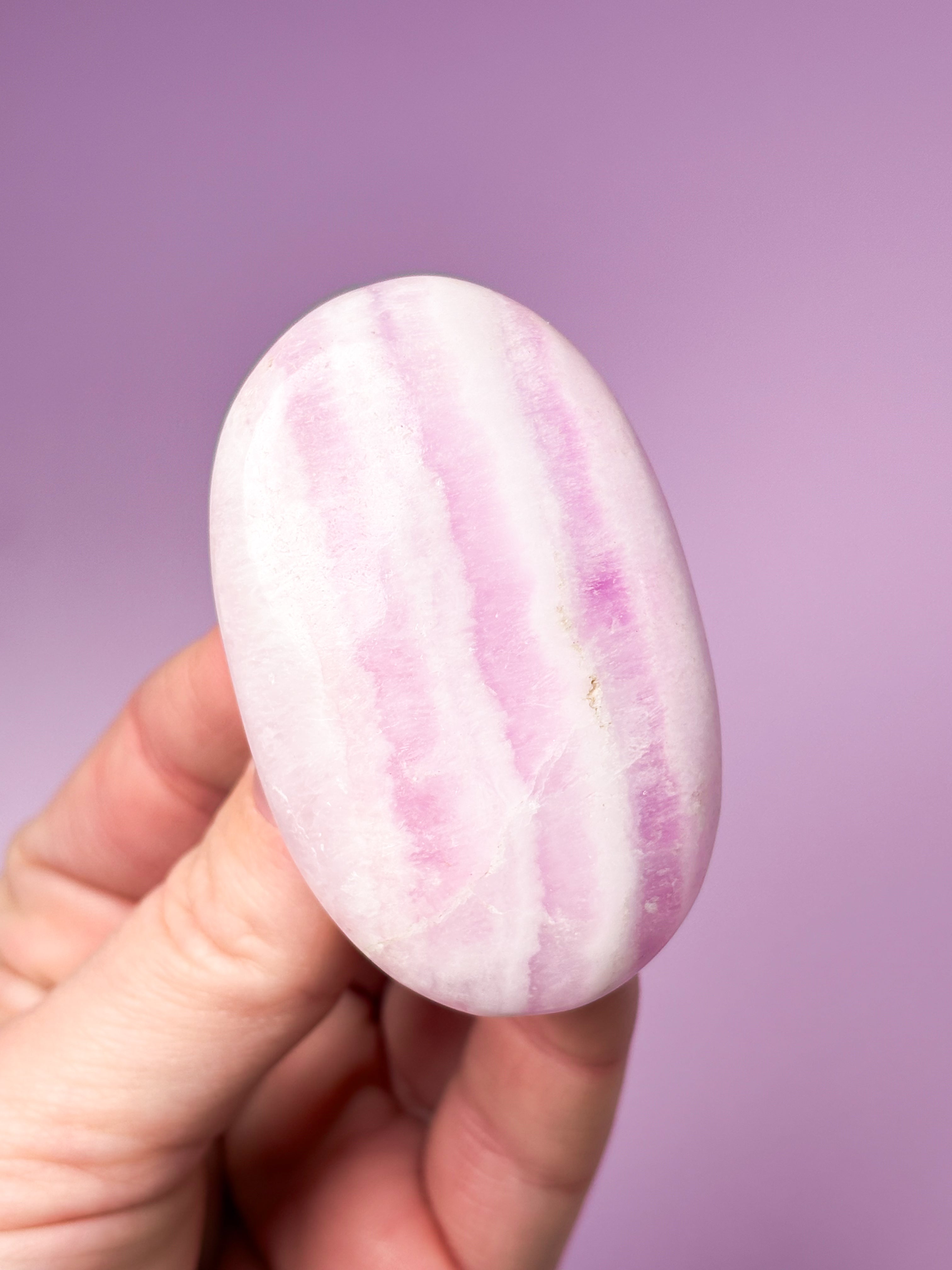 Pink Aragonit Palmstone (Nr. 1)