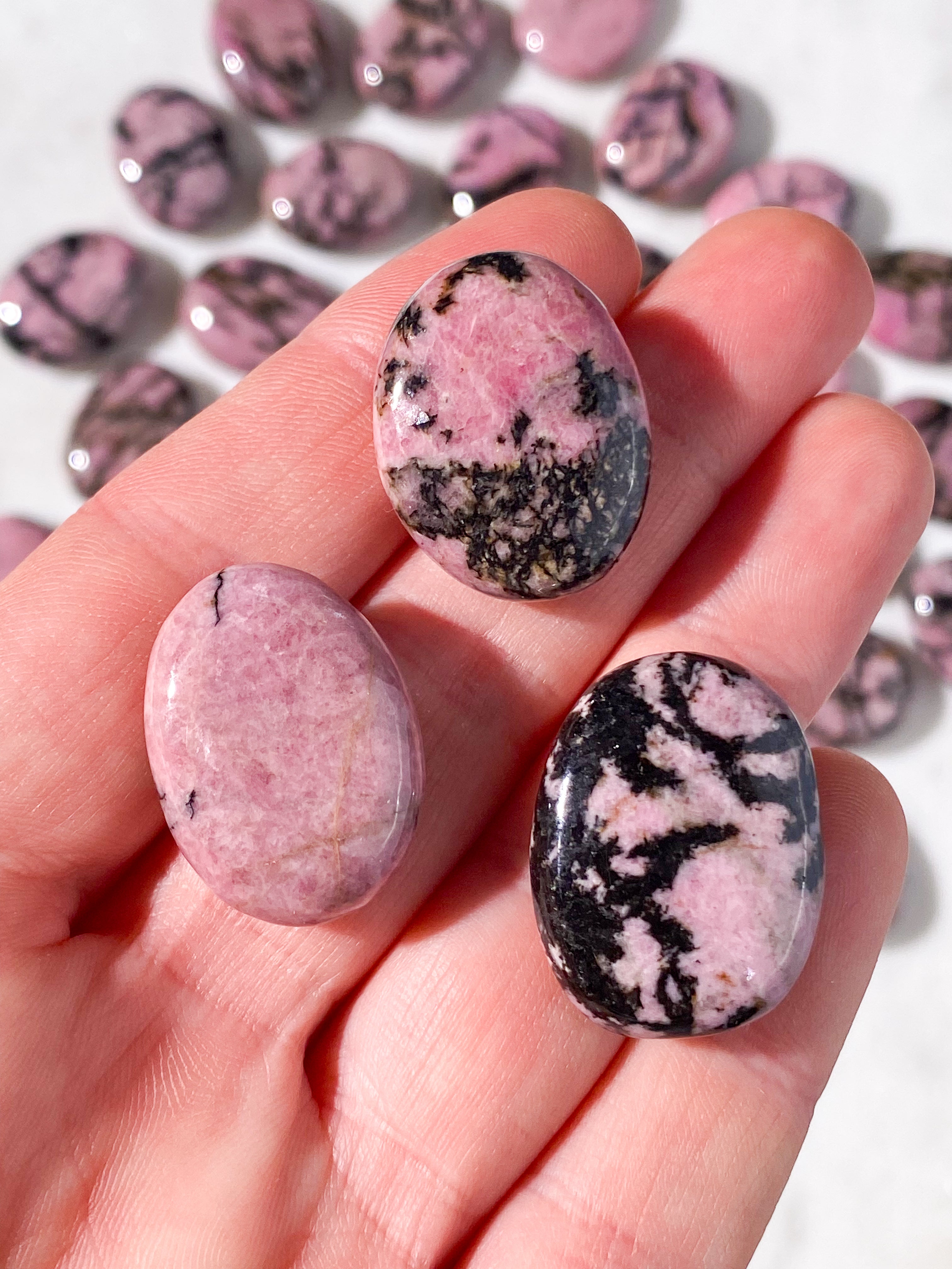 Rhodonit Amulet Lommesten