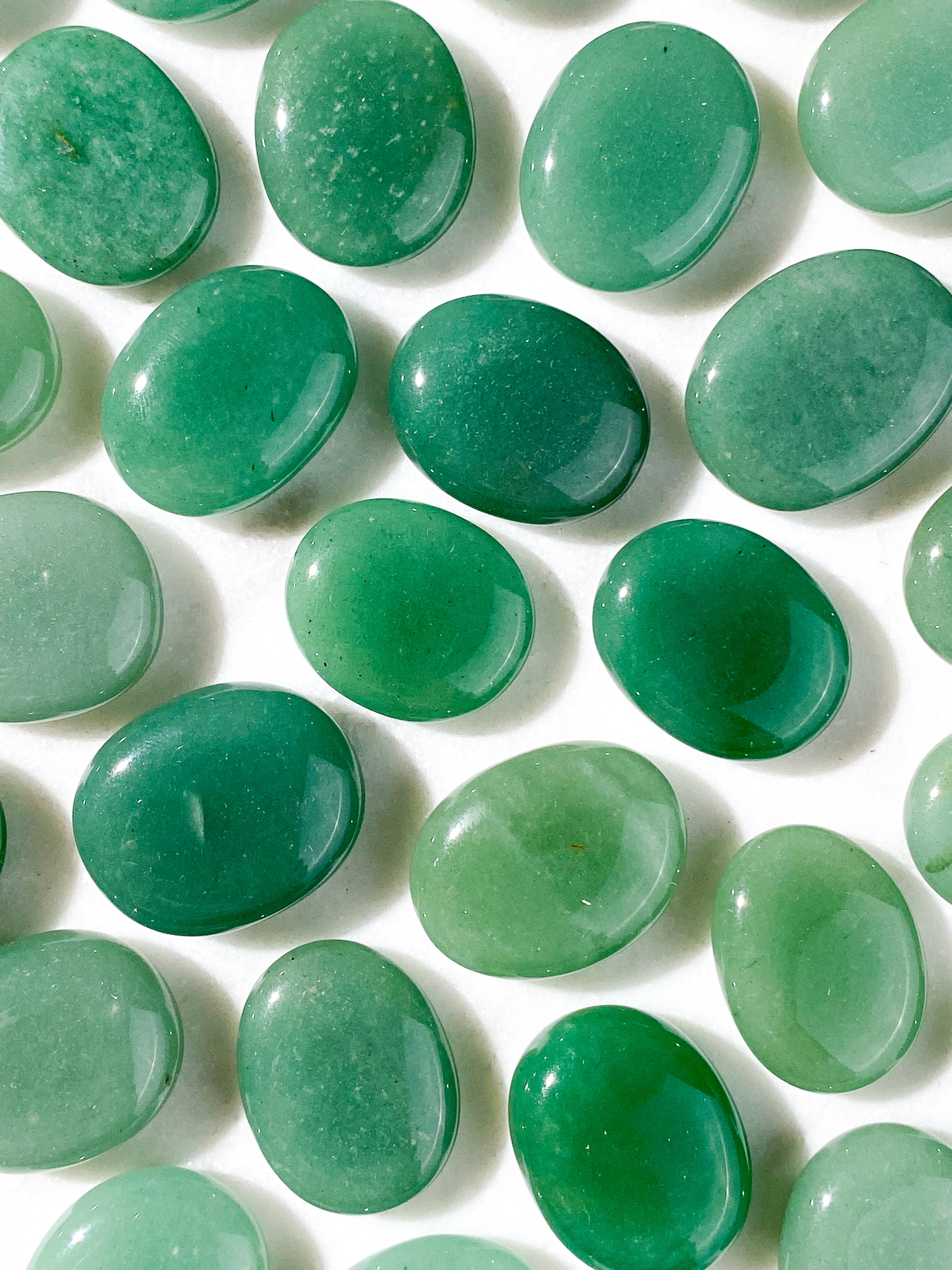 Grøn Aventurin Amulet Lommesten