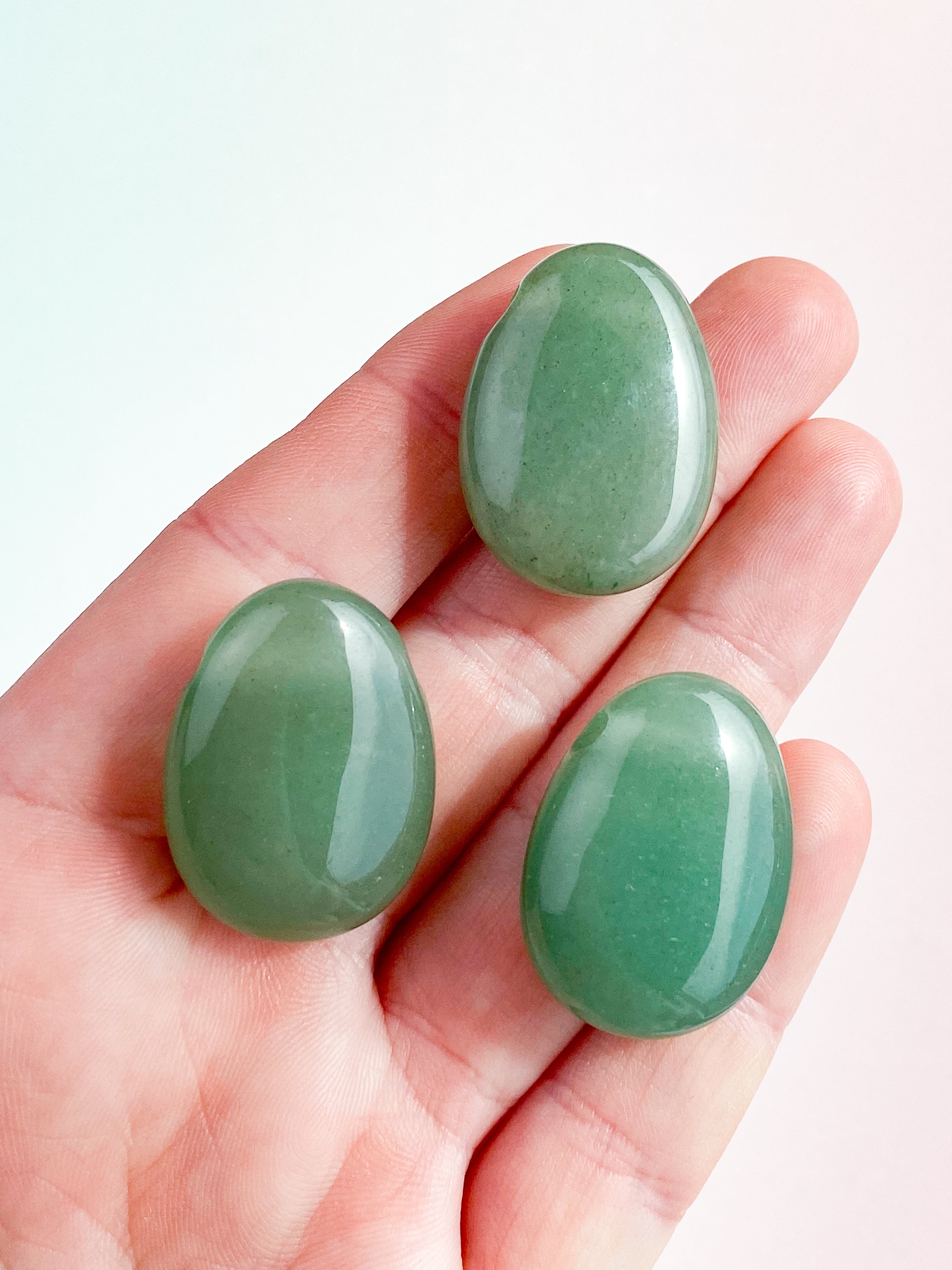 Grøn Aventurin Drop Halskæde