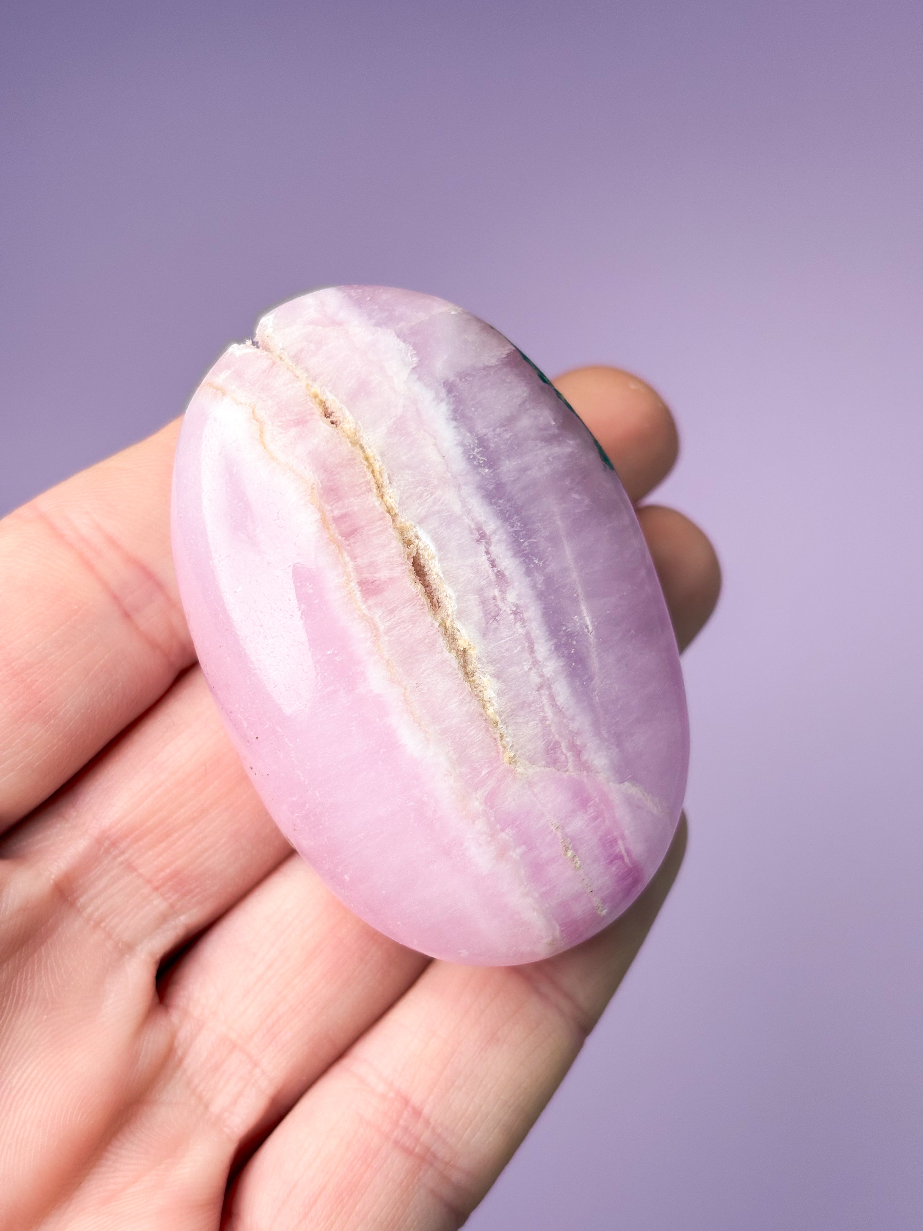 Pink Aragonit Palmstone (Nr. 7)