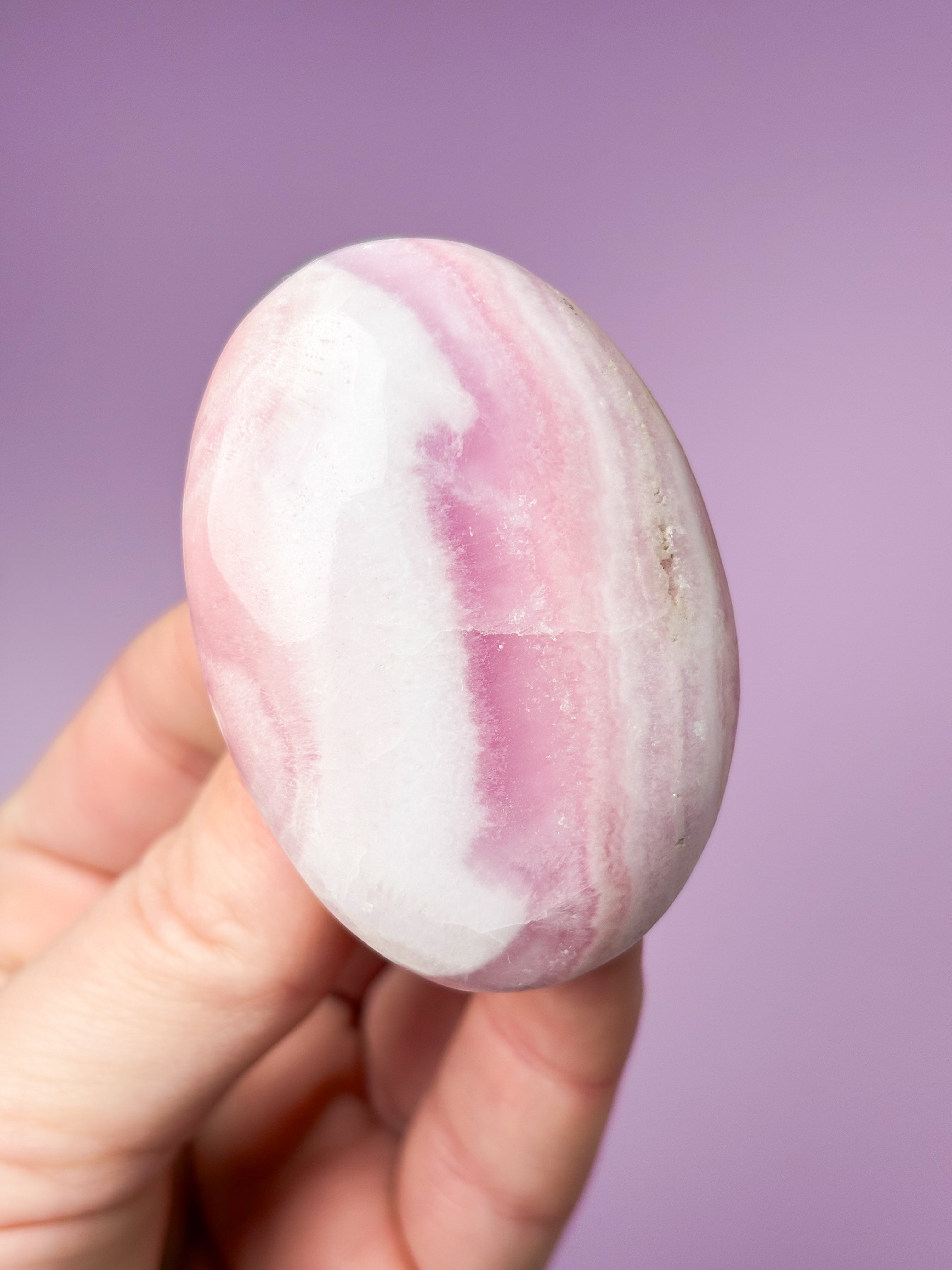 Pink Aragonit Palmstone (Nr. 9)