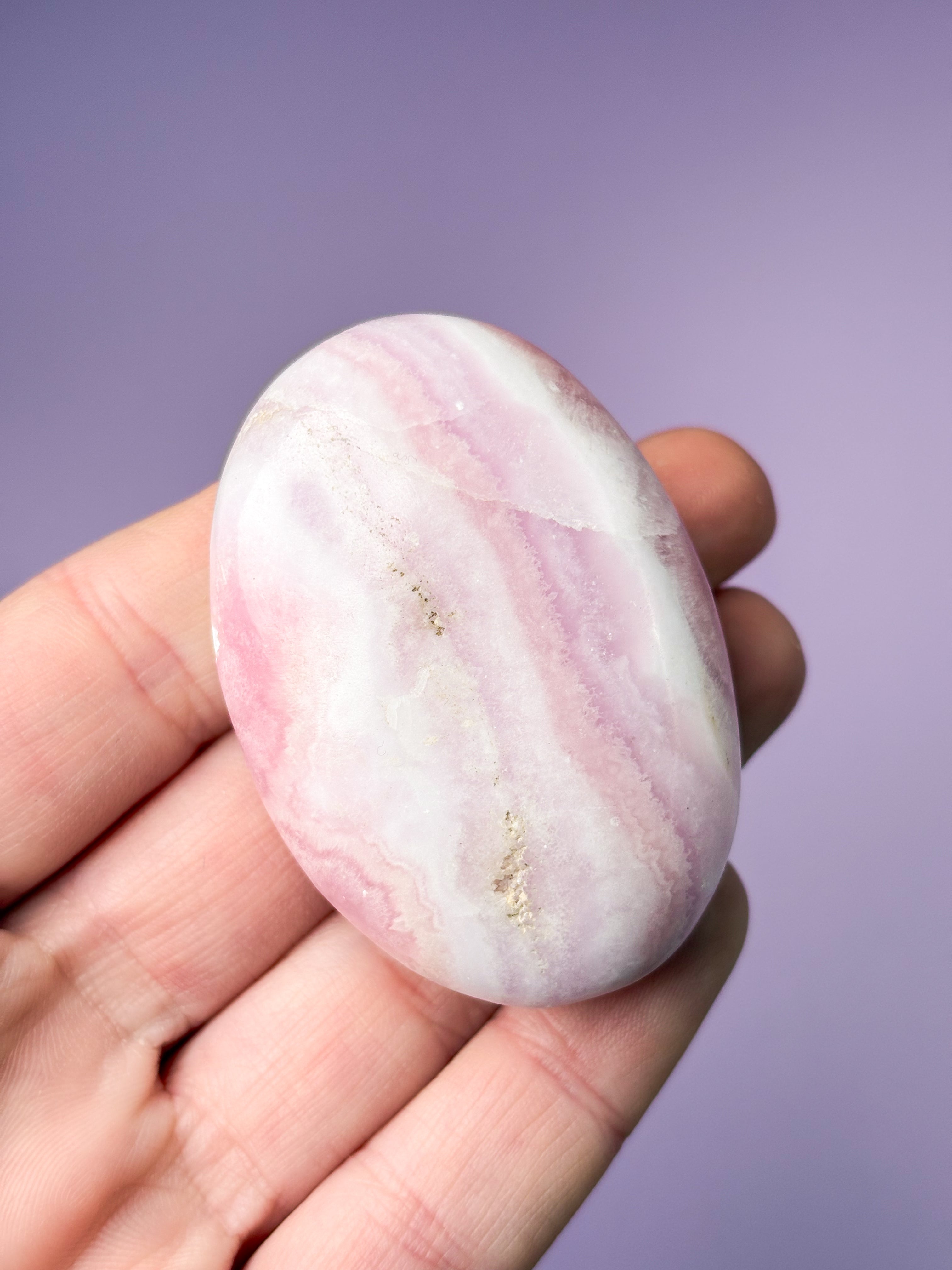 Pink Aragonit Palmstone (Nr. 9)
