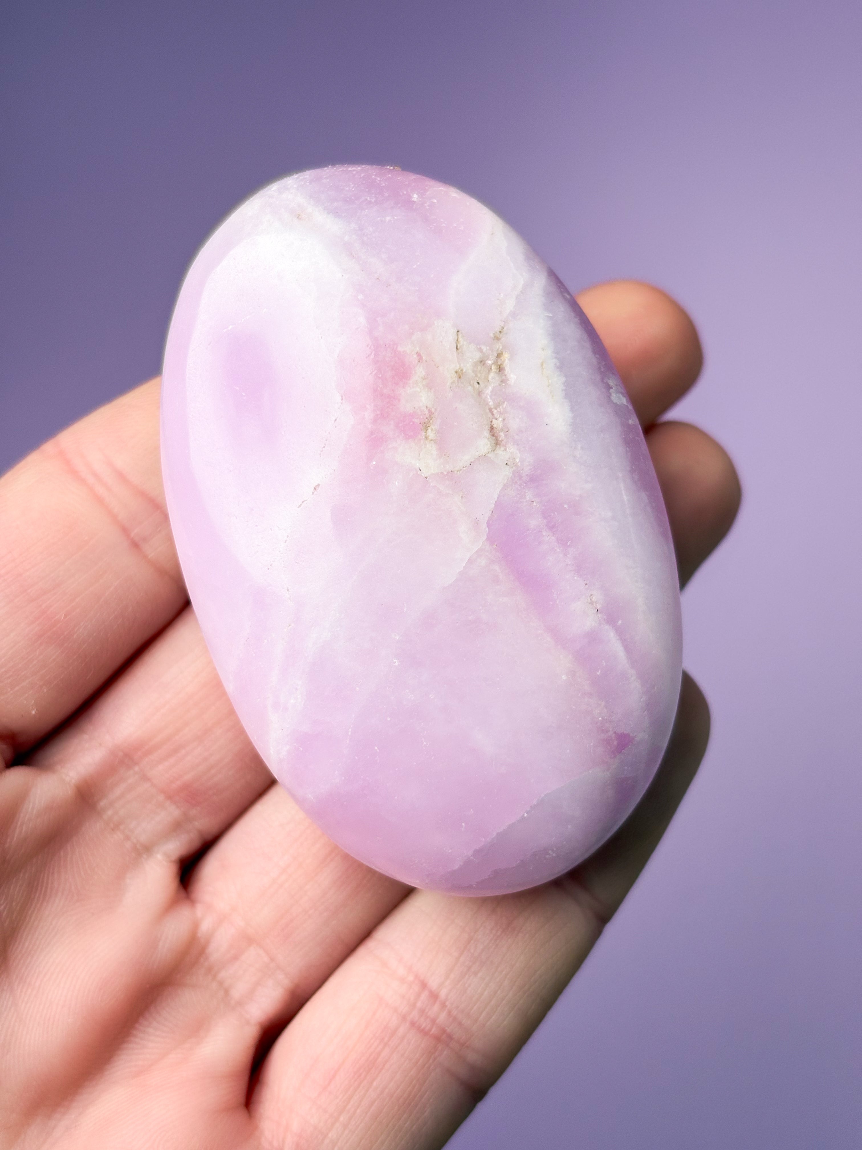 Rosa aragonitpalmsten (nr 16)