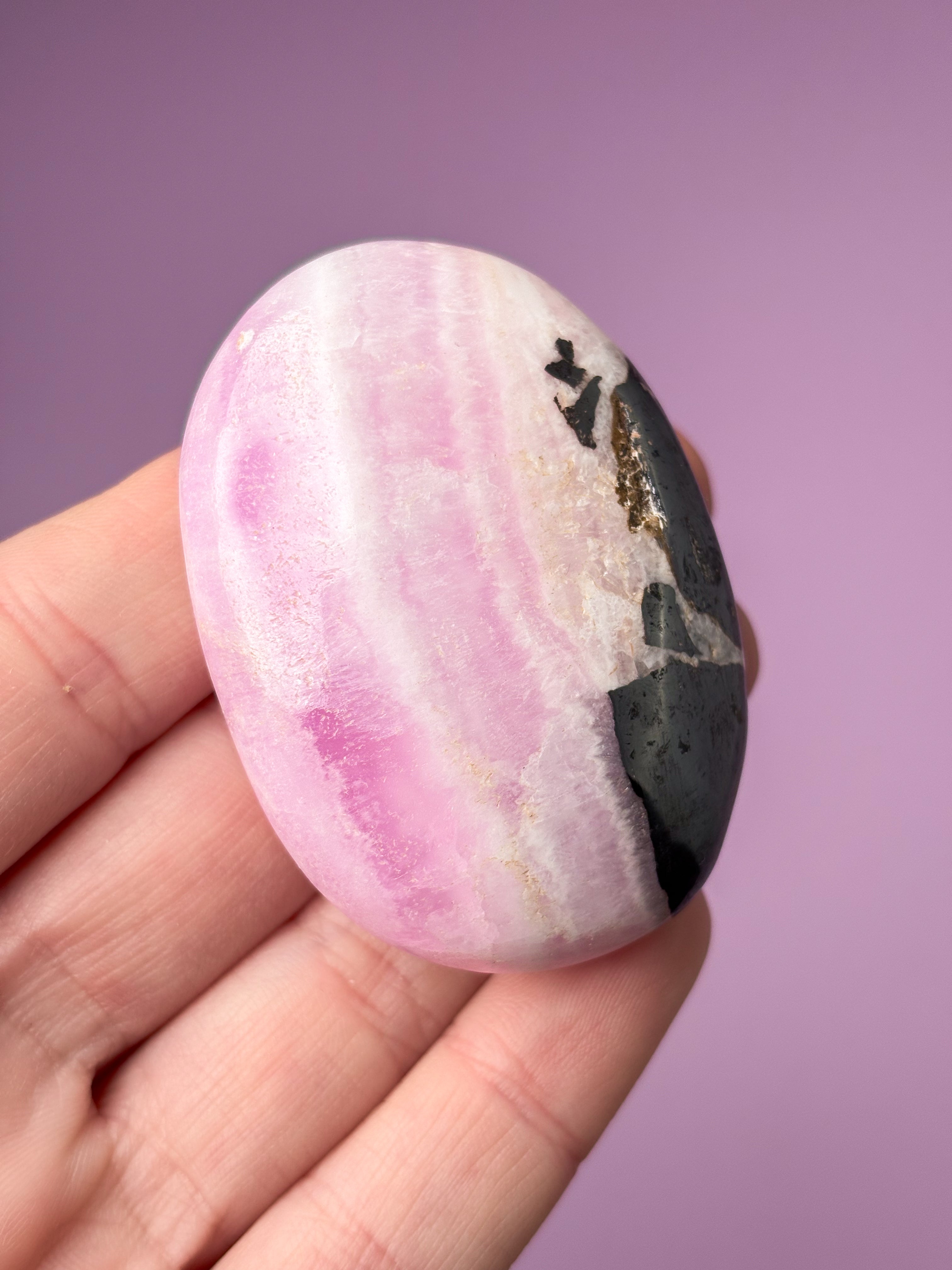 Rosa aragonitpalmsten (nr 20)