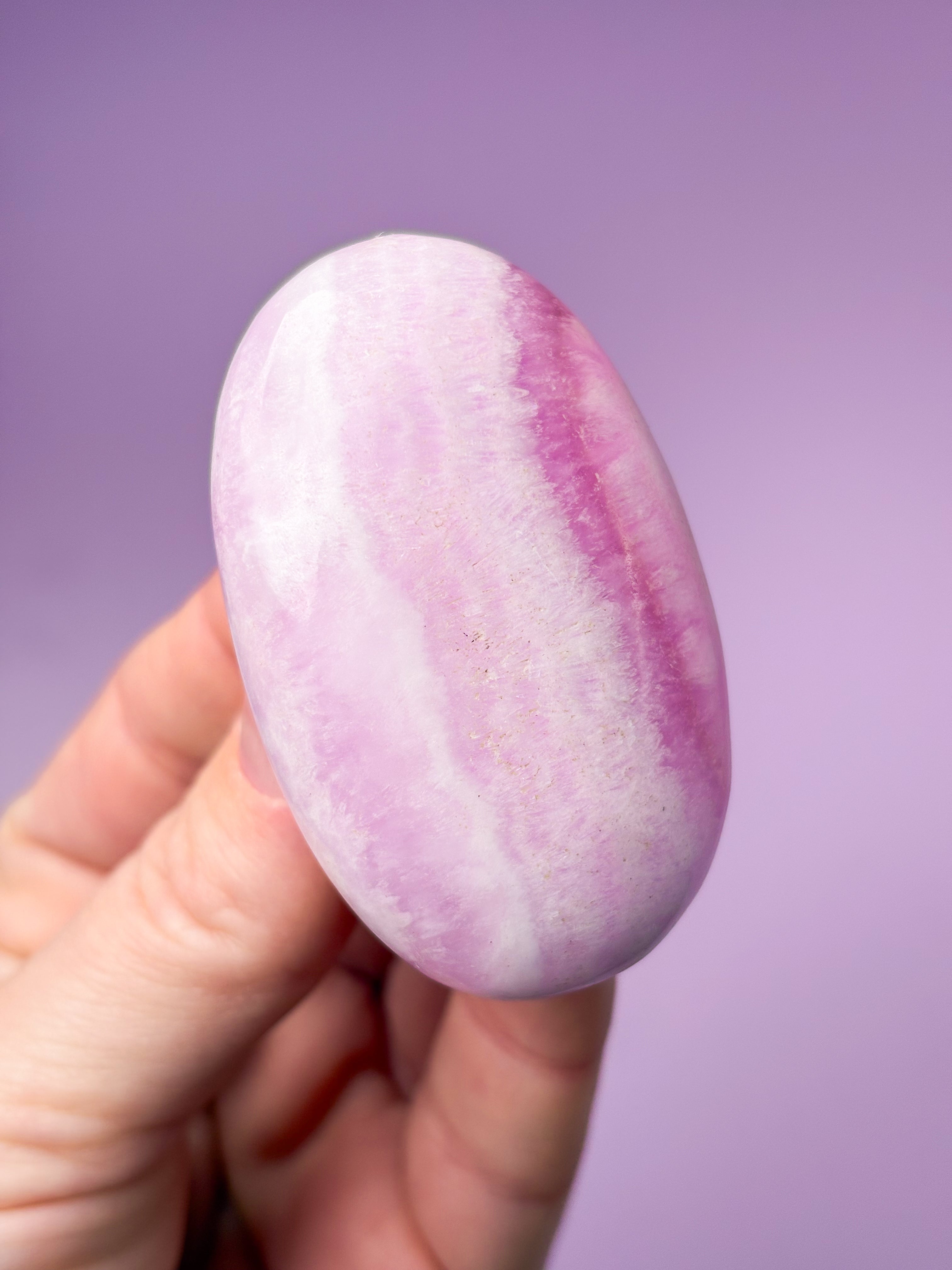 Rosa aragonitpalmsten (nr 23)