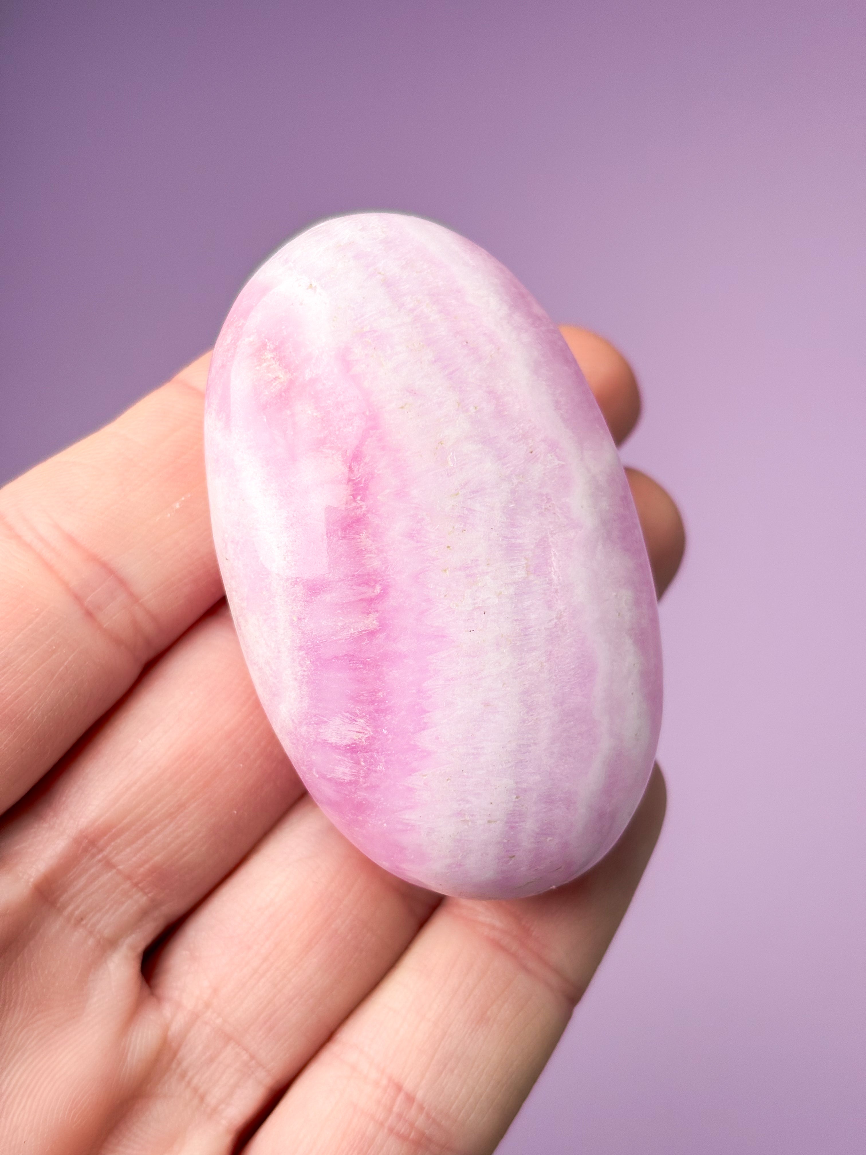 Rosa aragonitpalmsten (nr 23)