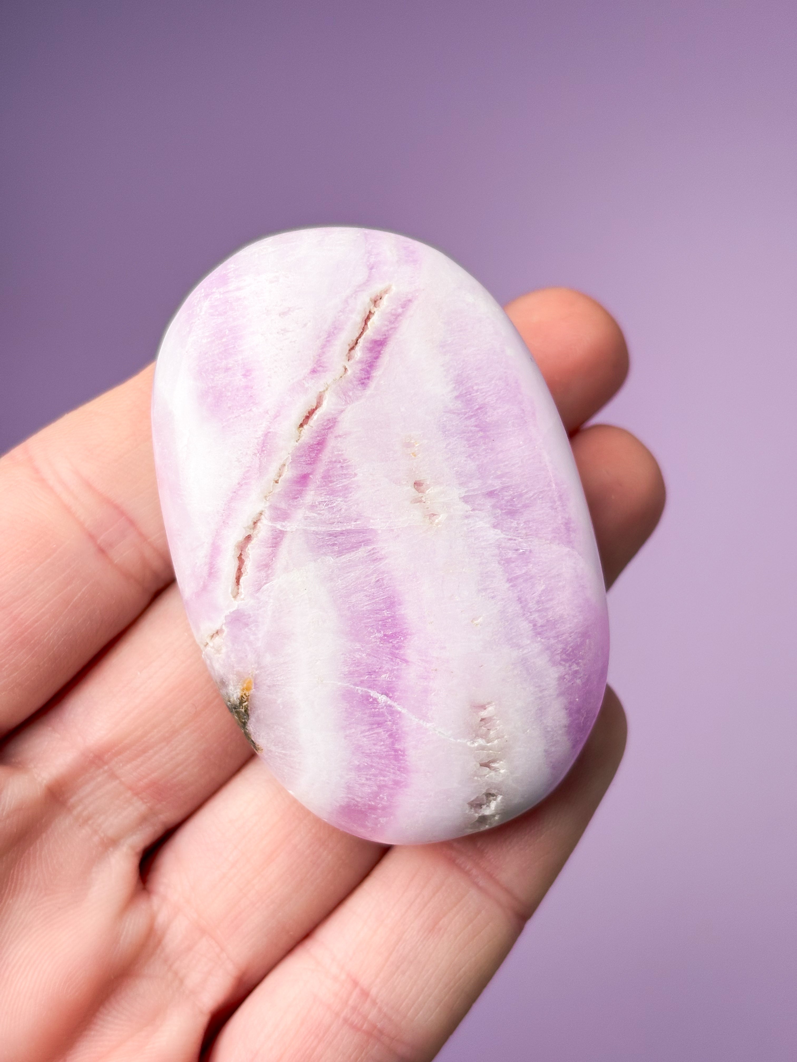 Rosa aragonitpalmsten (nr 26)