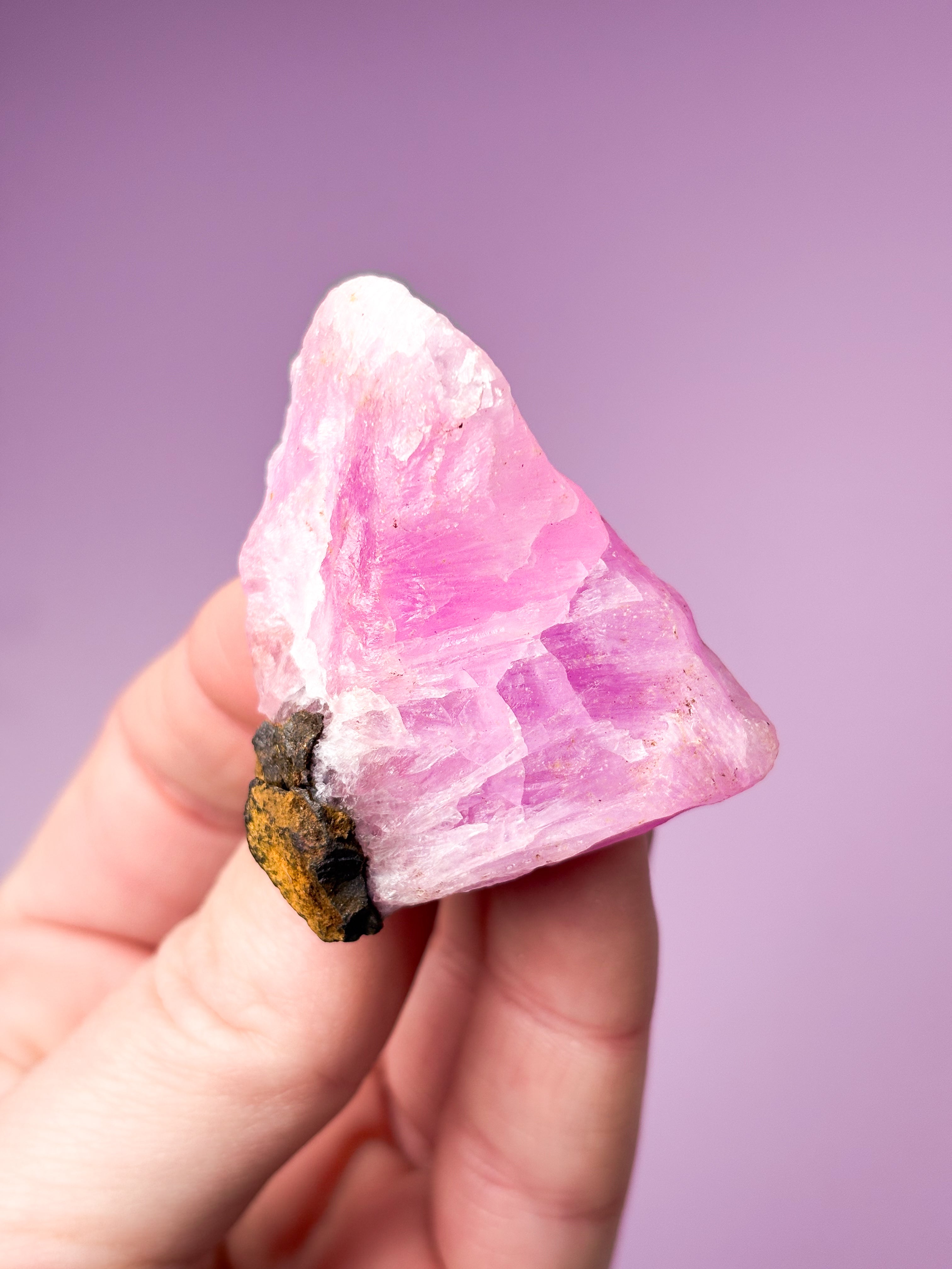 Pink Aragonit Rå (Nr. 2)