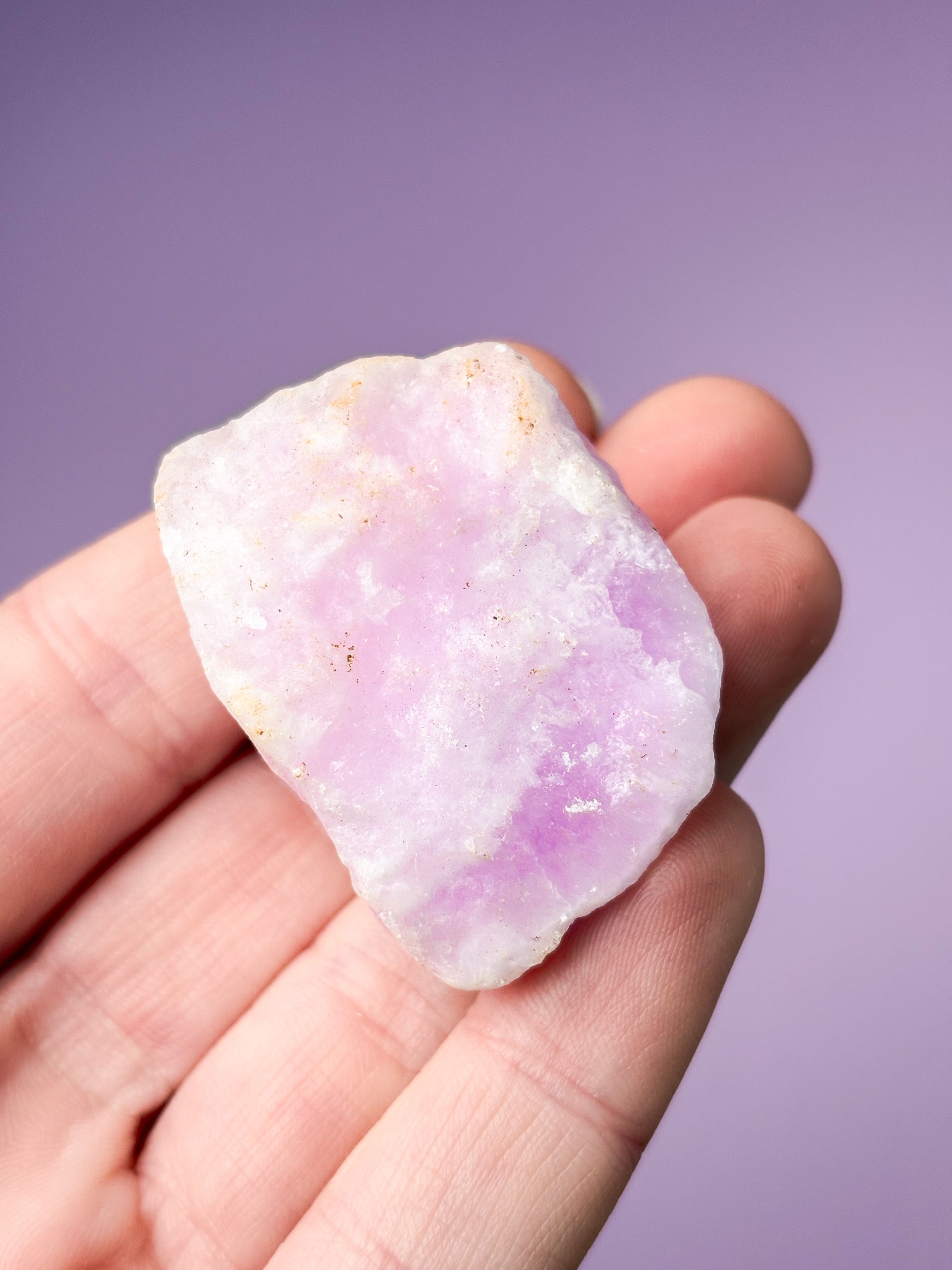 Pink Aragonit Rå (Nr. 3)