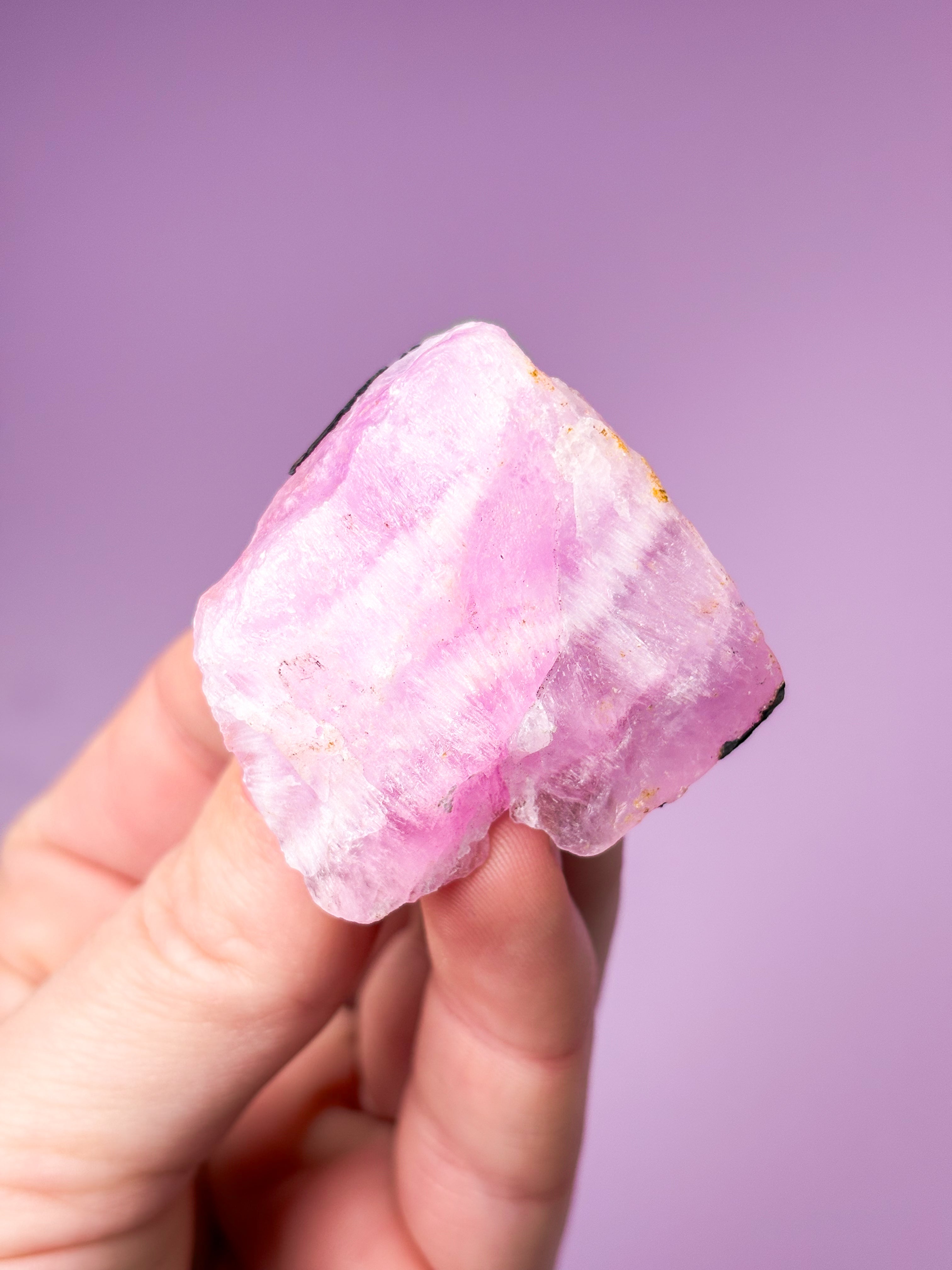 Pink Aragonit Rå (Nr. 5)